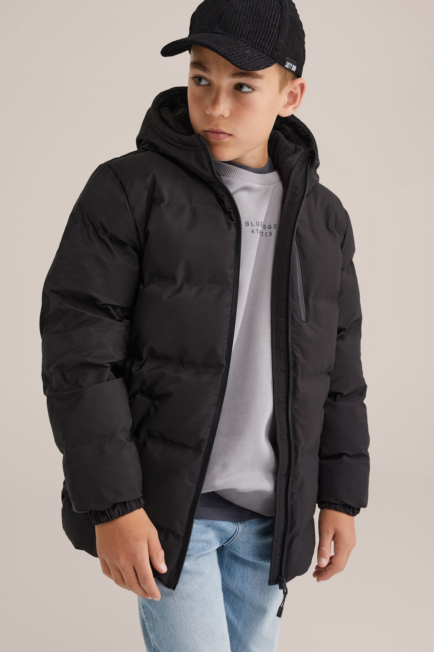 JACKET MIDLONG BLACK 1