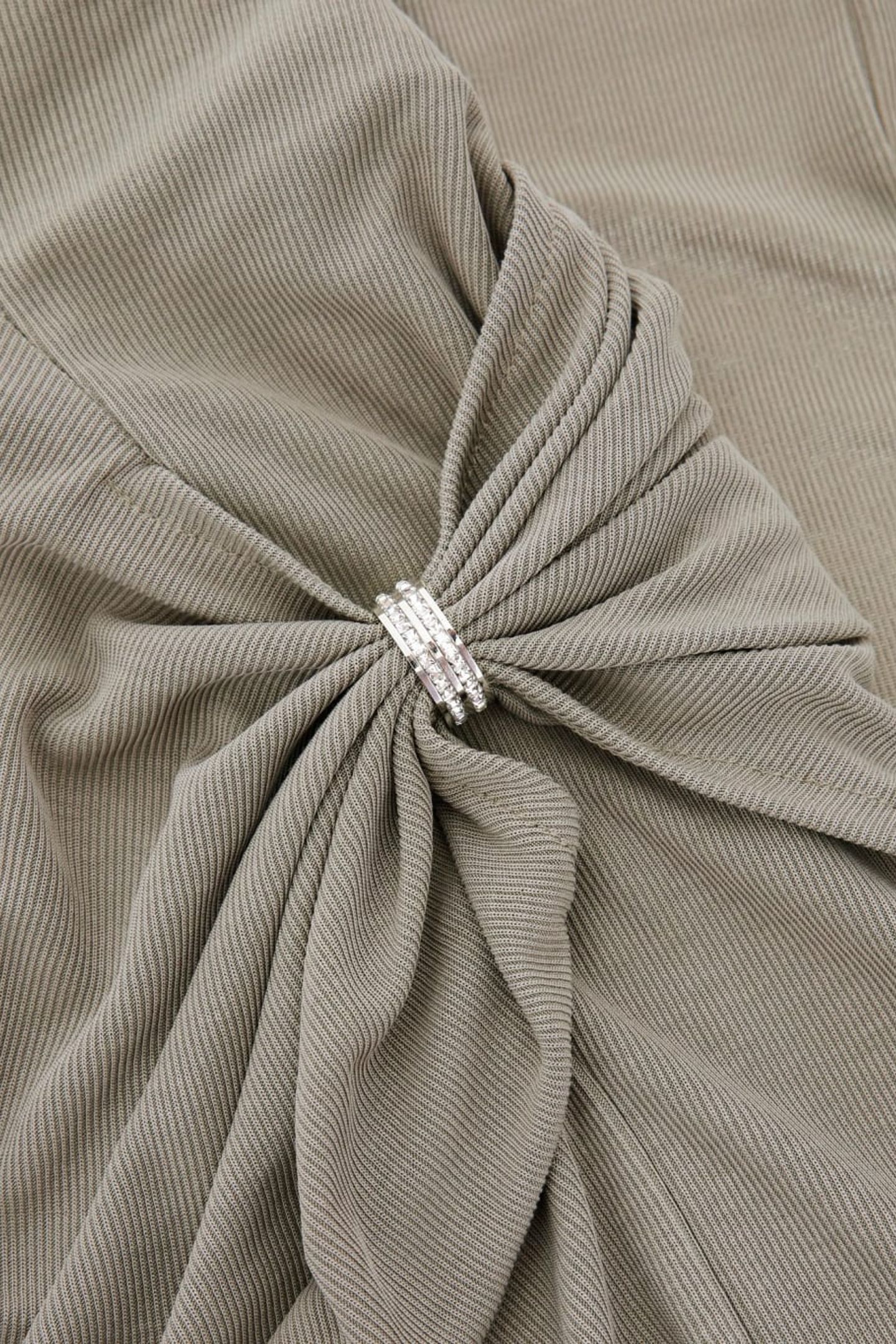 GUESS ECO AIMEE JEWEL DRAP SKI MOSSY GREEN 7