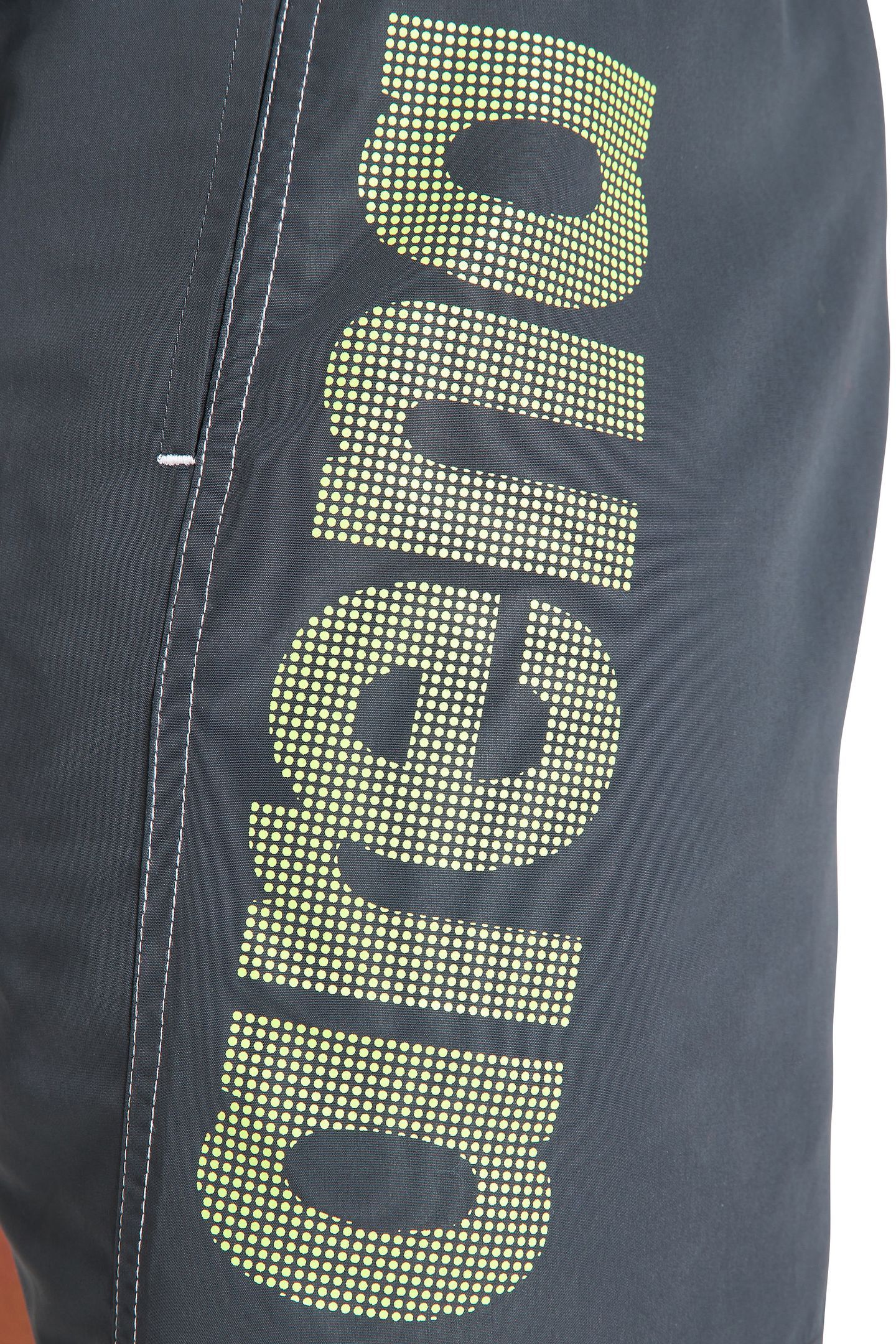 FUNDAMENTALS LOGO BOXER ASPHALT-SOFT GREEN-WHITE 9