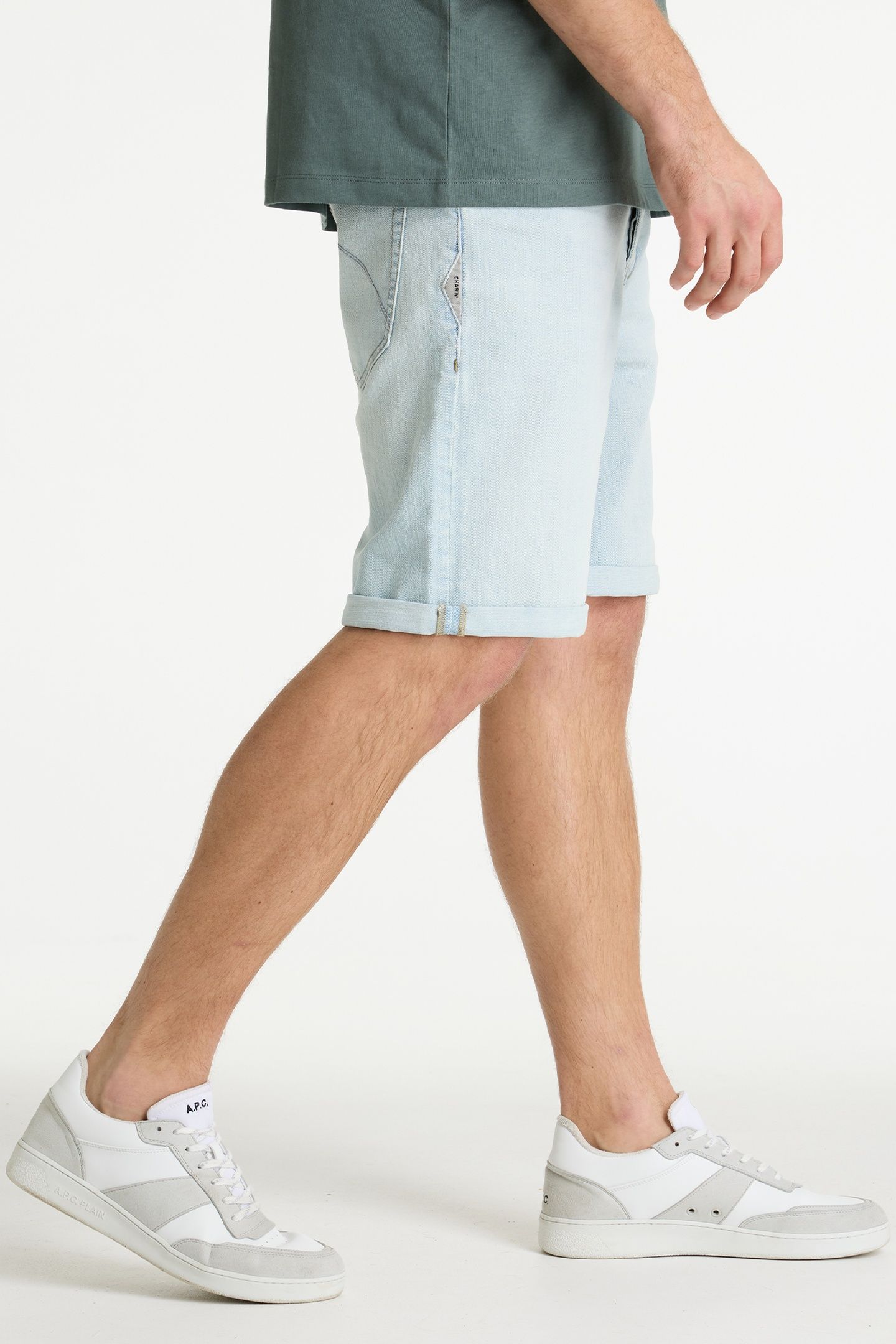 CROWN.S NORRIN BERMUDA/SHORT BLEACHED DENIM 3