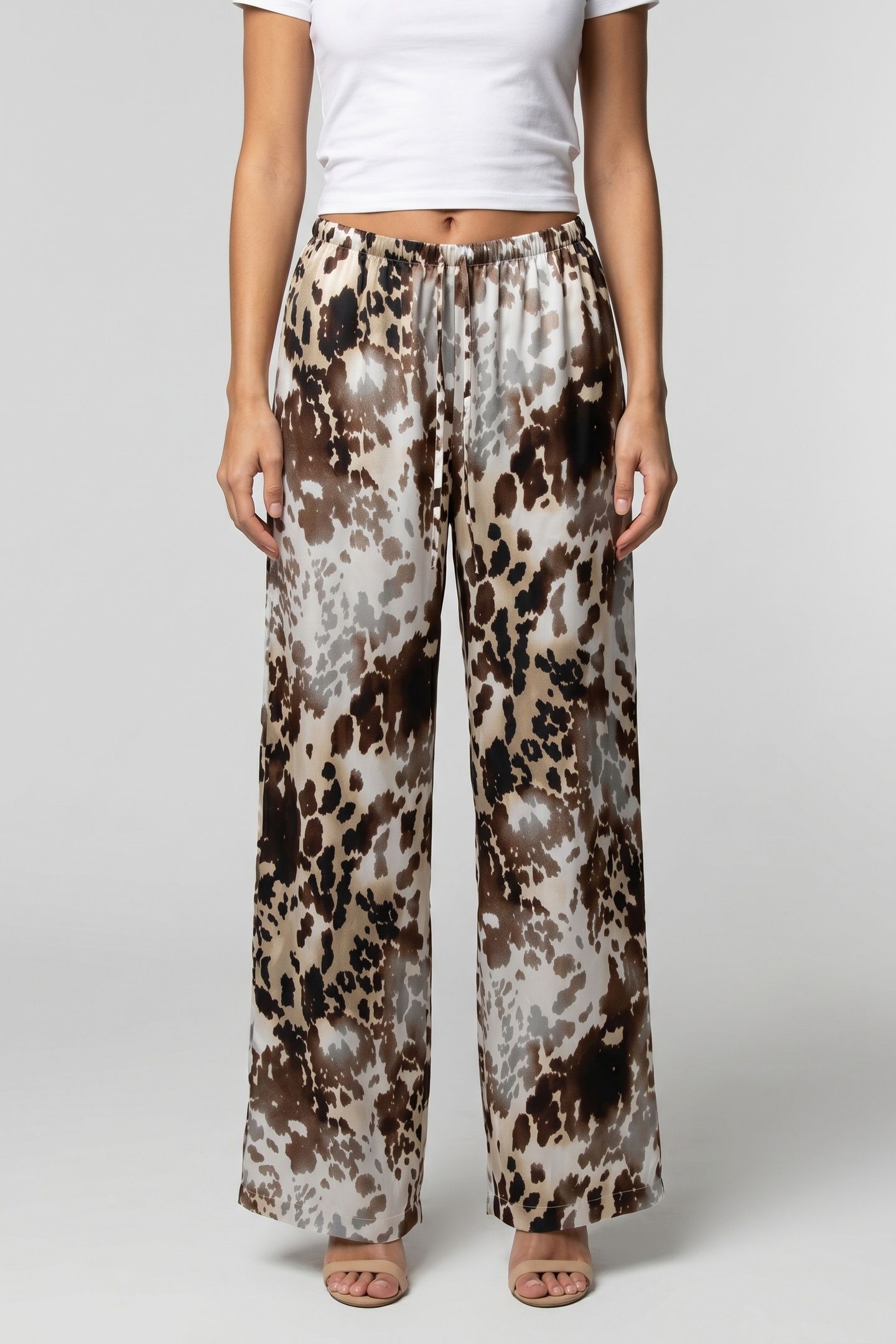 DIDI PULL ON TROUSERS BROWN 1