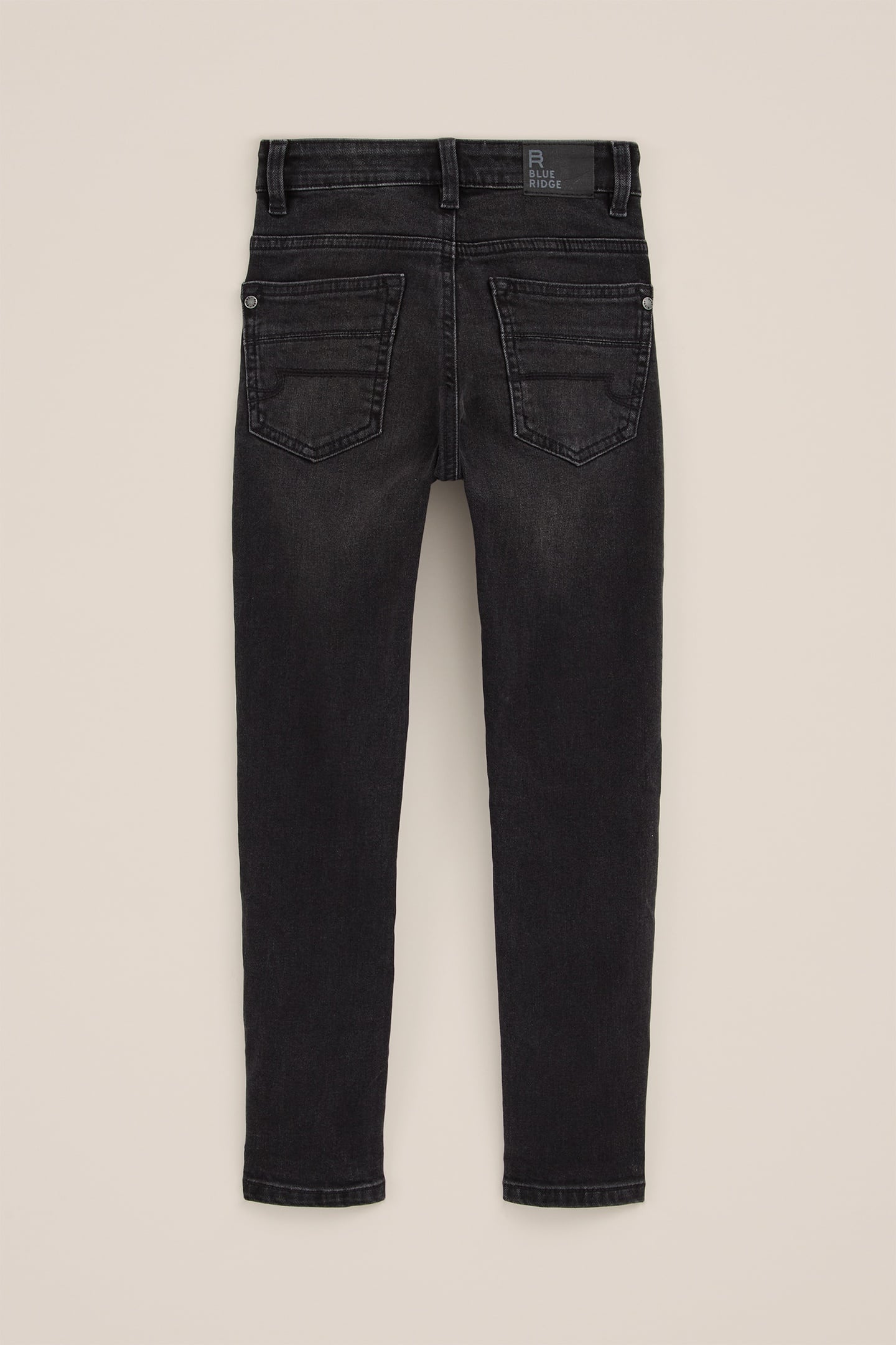 5-POCKET MID WAIST DARK GREY 4