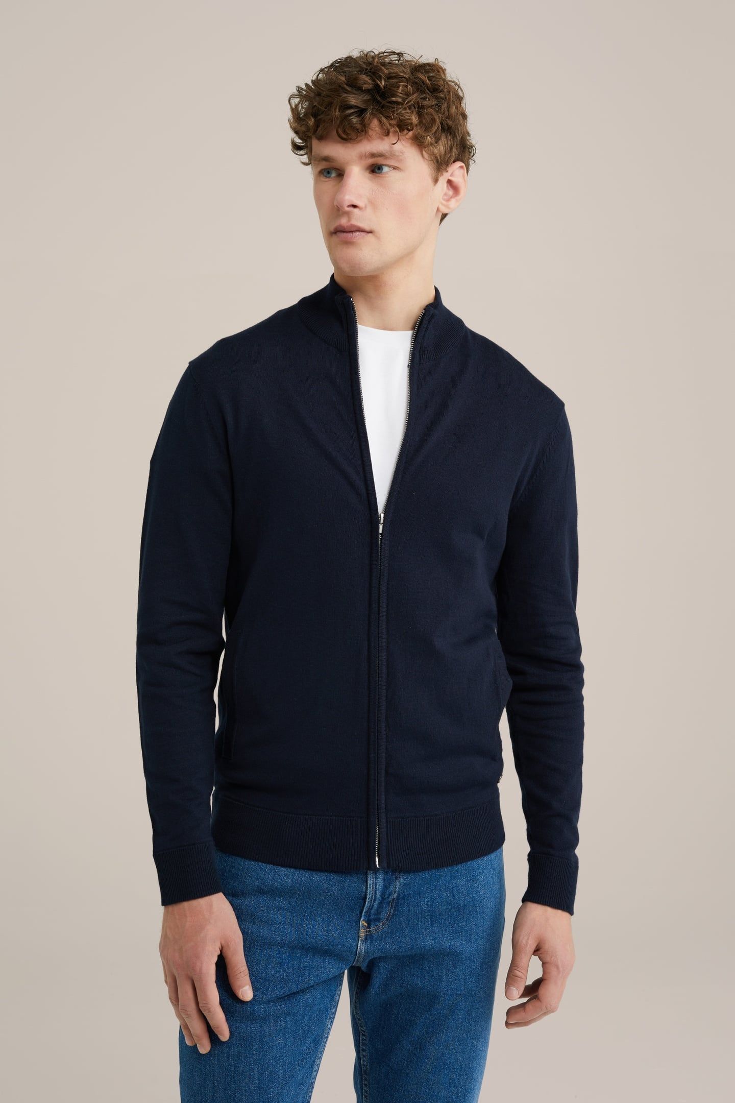 CARDIGAN DARK BLUE 1