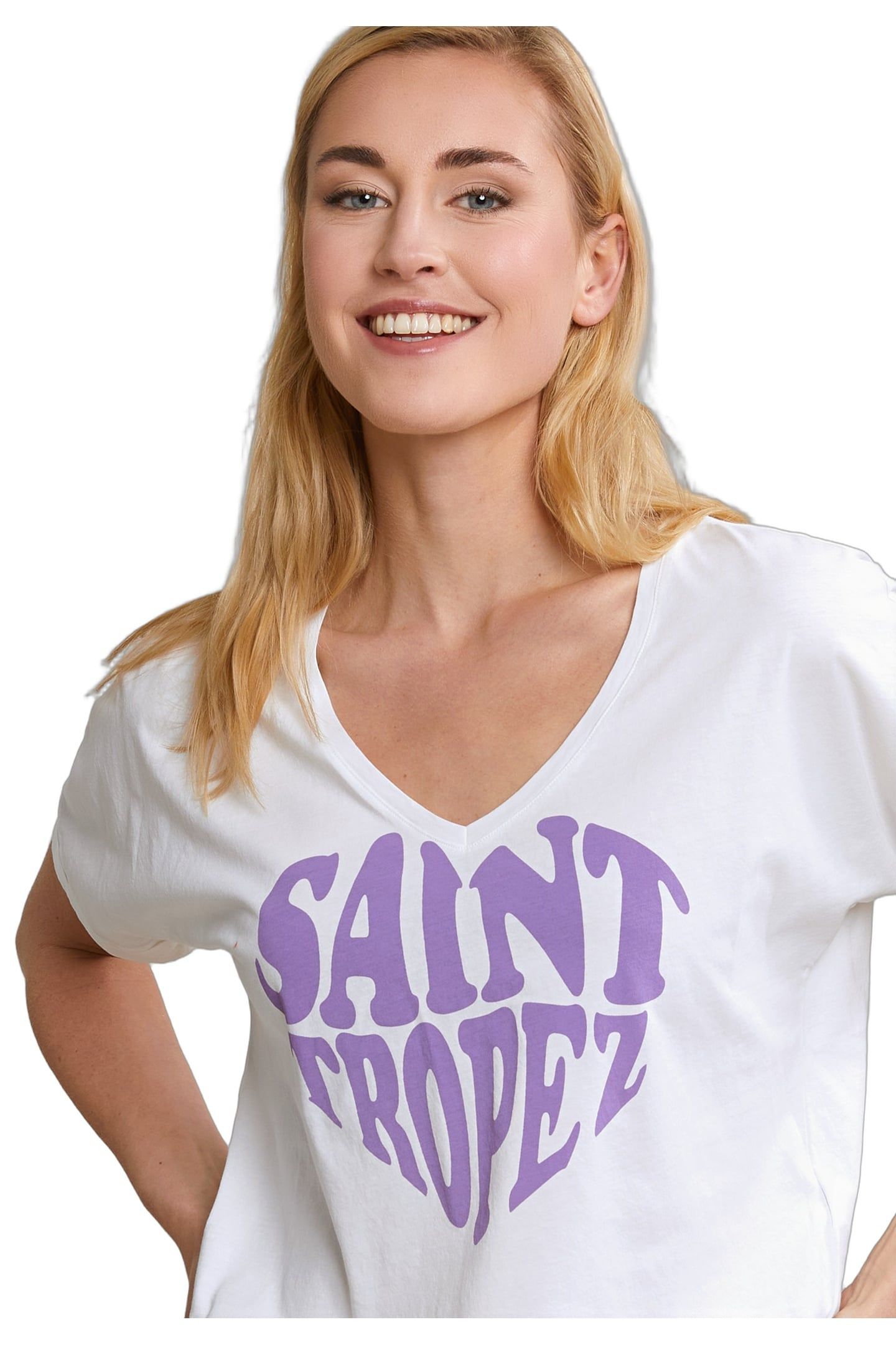 OFF WHITE/PURPLE FANTASY T-SHIRT SHORT SLEEVES 3
