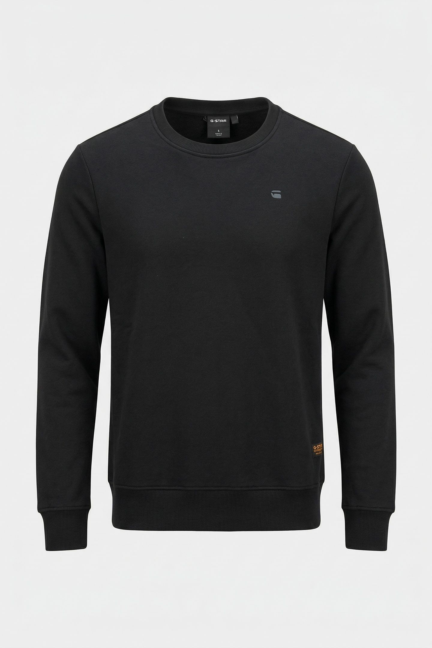 CREW SLIM SWEAT L/S DK BLACK 3
