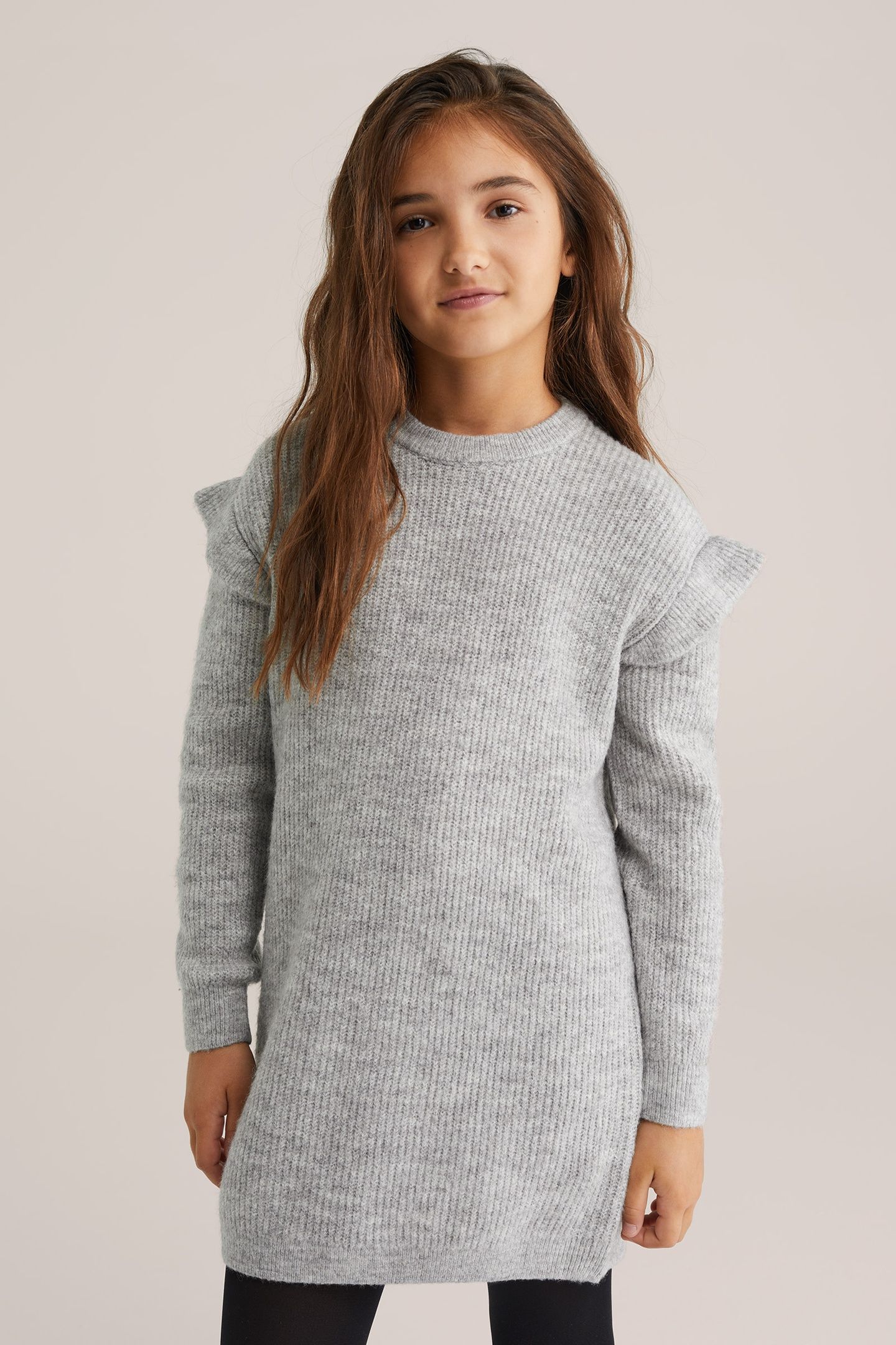 DRESS MID LENGTH GREY 1
