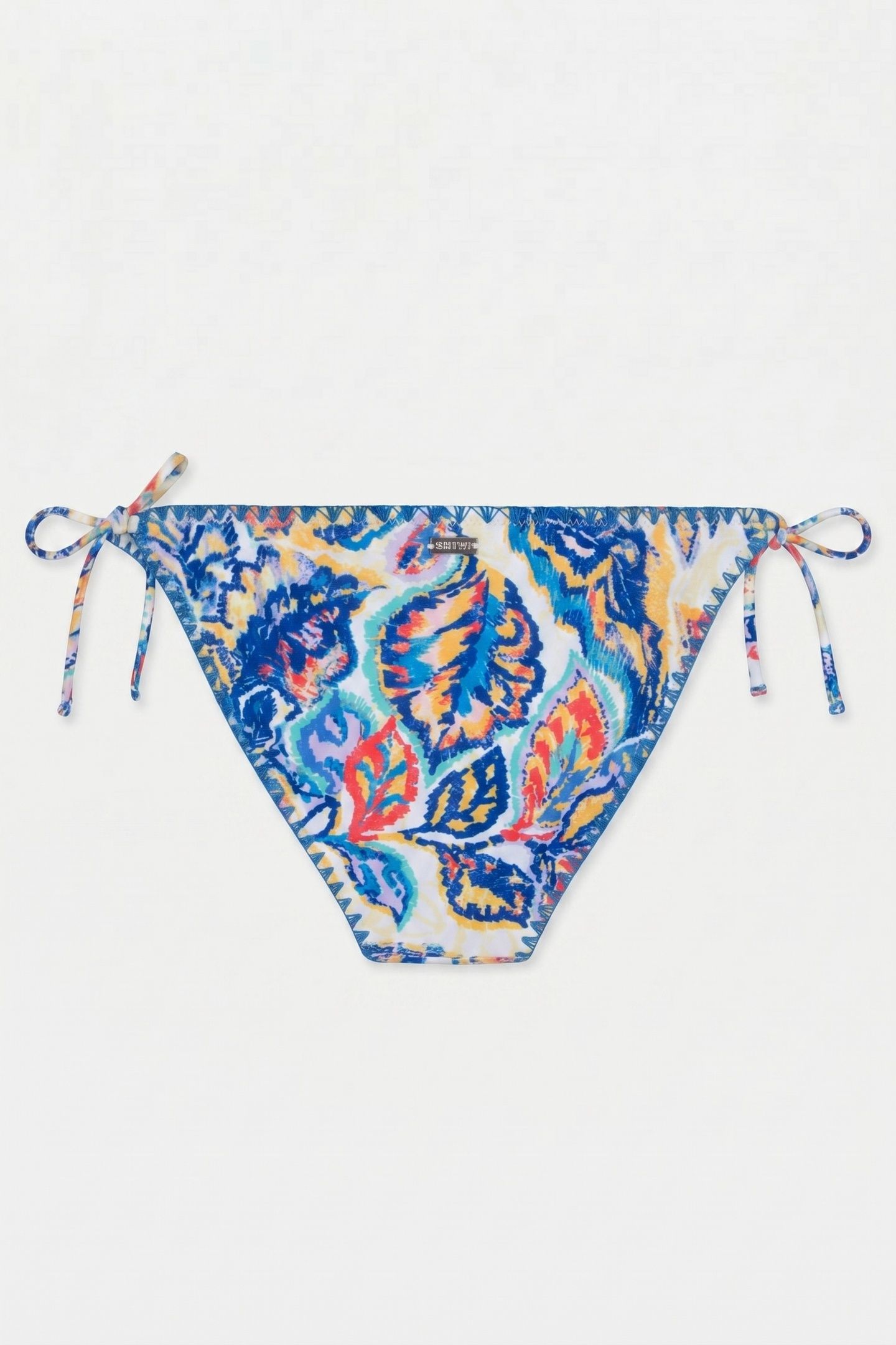 STRAP BIKINI BOTTOM BRUNCH FLOWER BLUE BRUNCH FLOWER 3