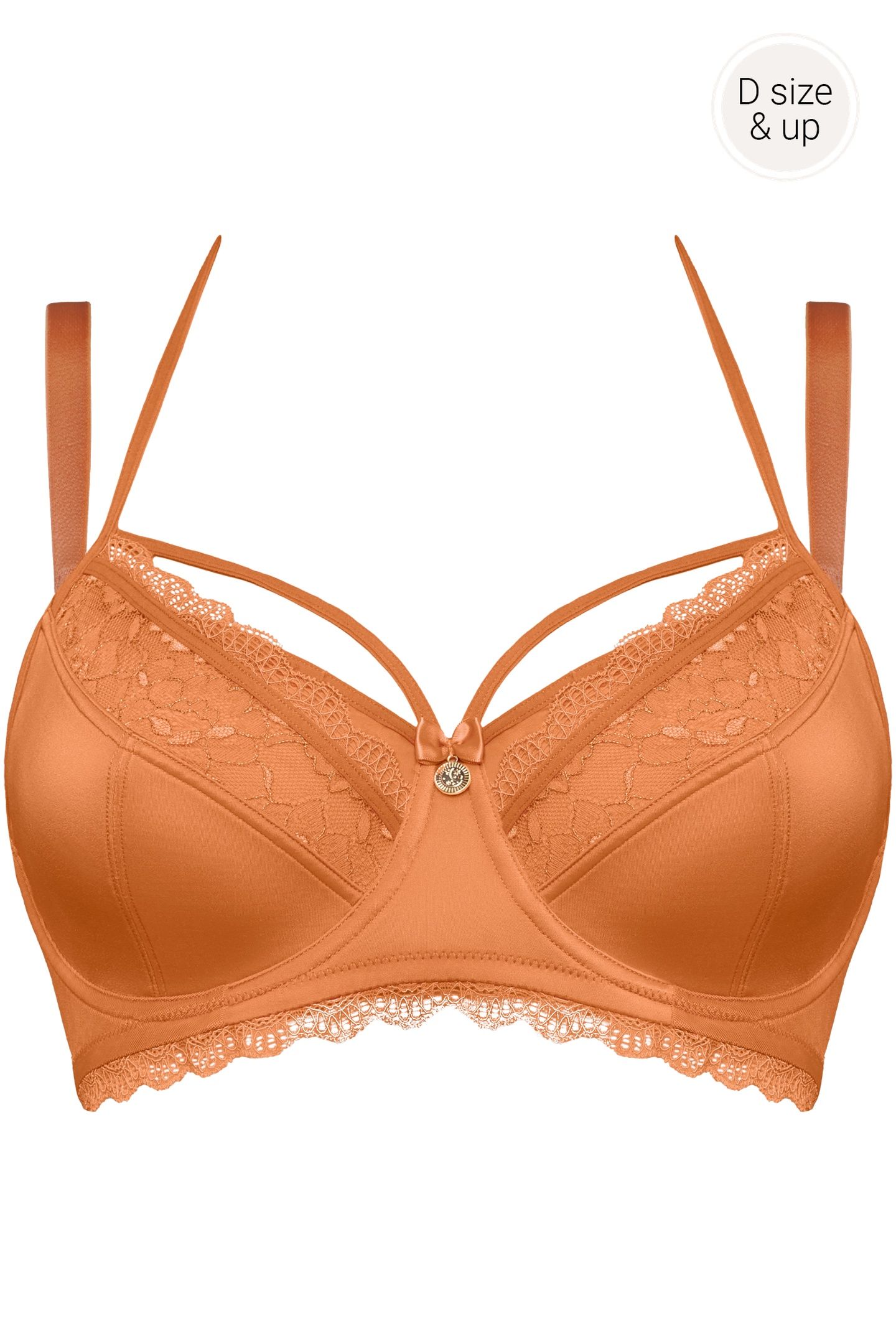 CARITA BRABALCONYWIRED UNPADDED ORANGE 3