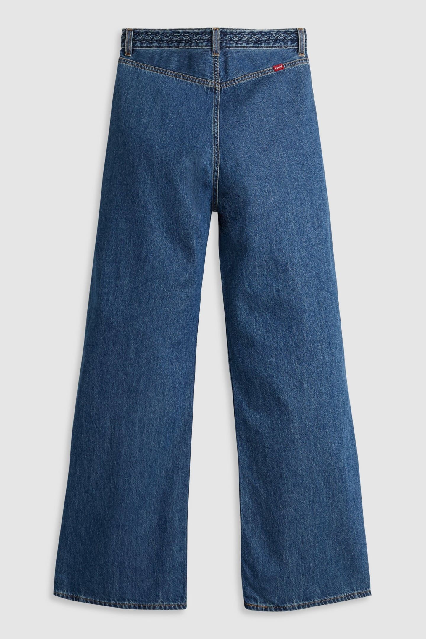 RIBCAGE WIDE LEG BRAIDED LIGHTWEIGHT JEANS 7