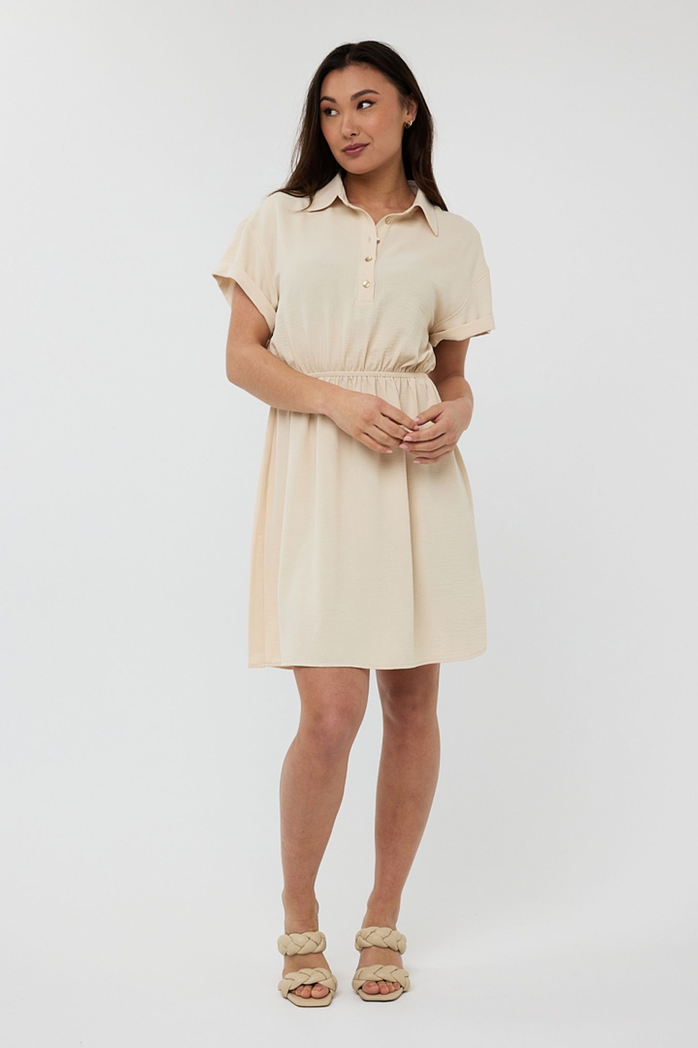 DRESS CRINKLE SAND 3