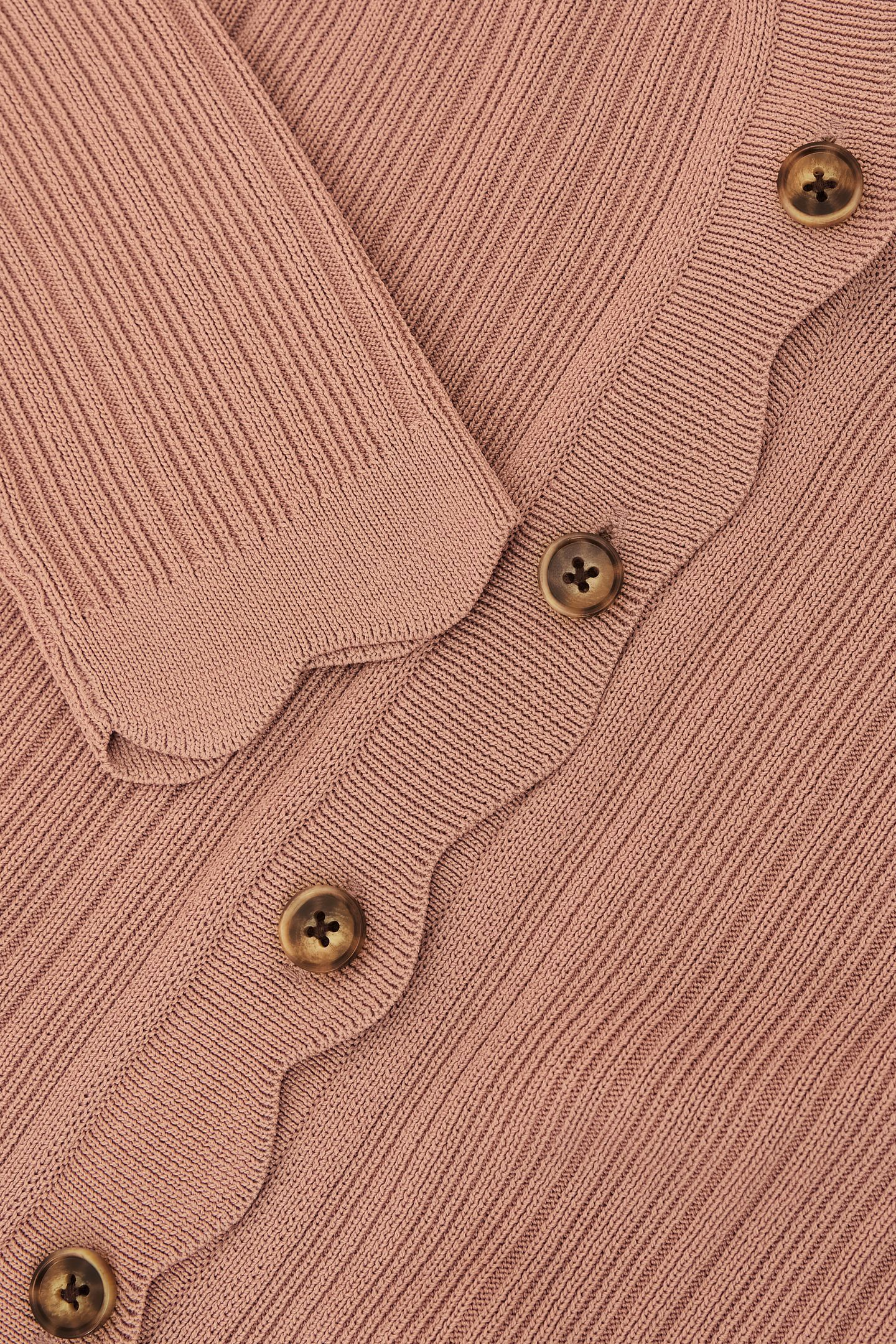 SCALLOP DETAIL CARDIGAN PINK 5