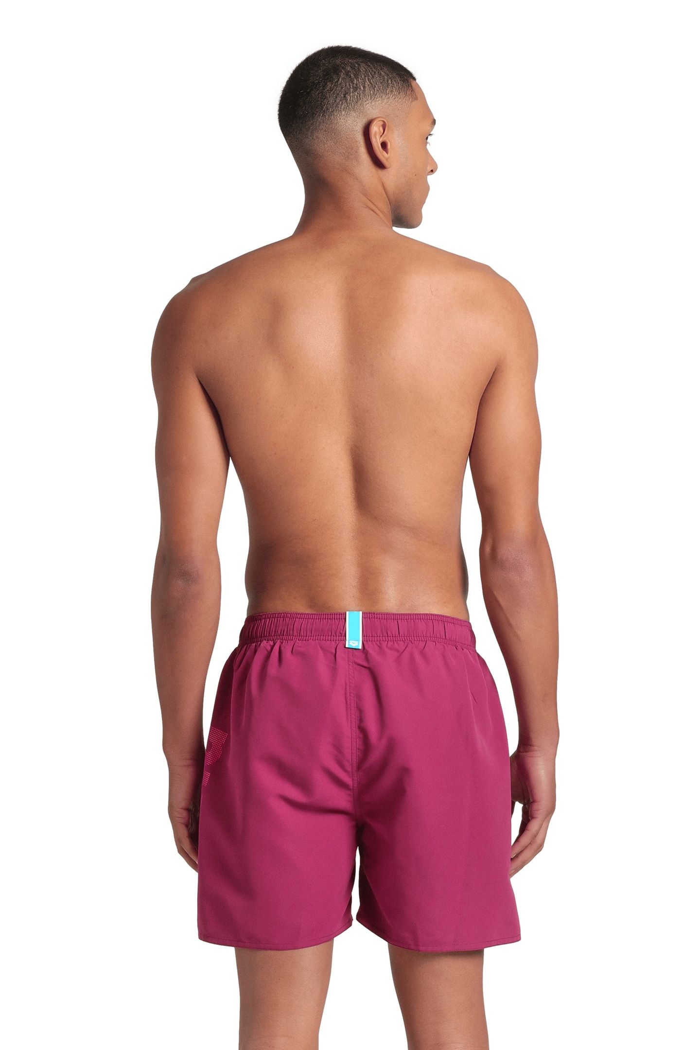 FUNDAMENTALS LOGO BOXER R DARK PURPLE-CALYPSO CORAL 4