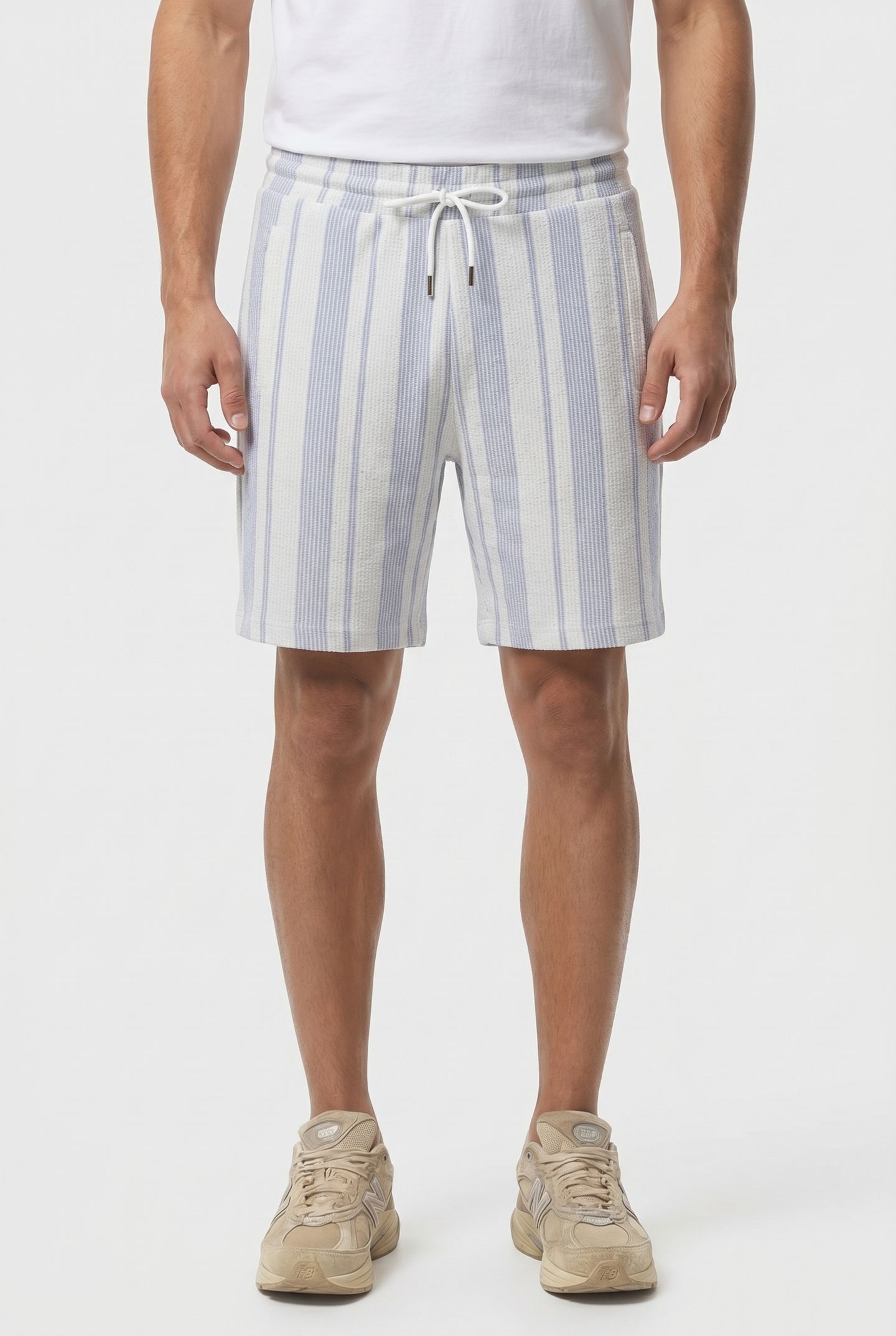 CO-ORD SHORT BLUE/WHITE 1