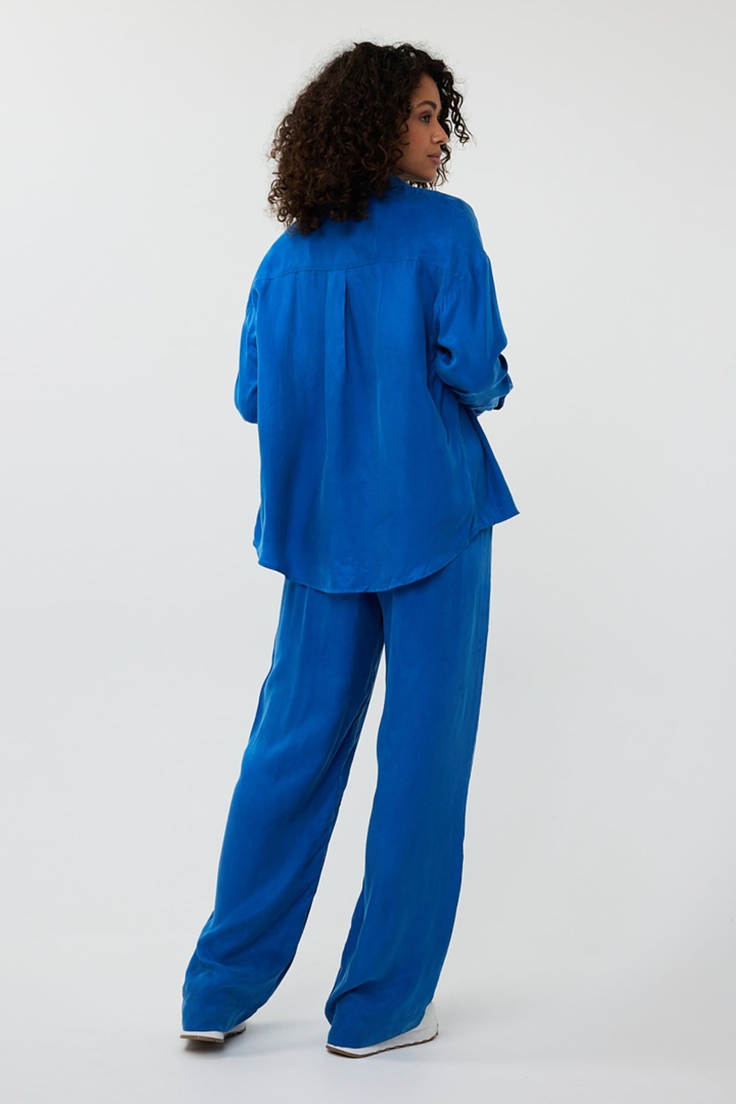 BLOUSE OVERSIZED CUPRO BLUE 6