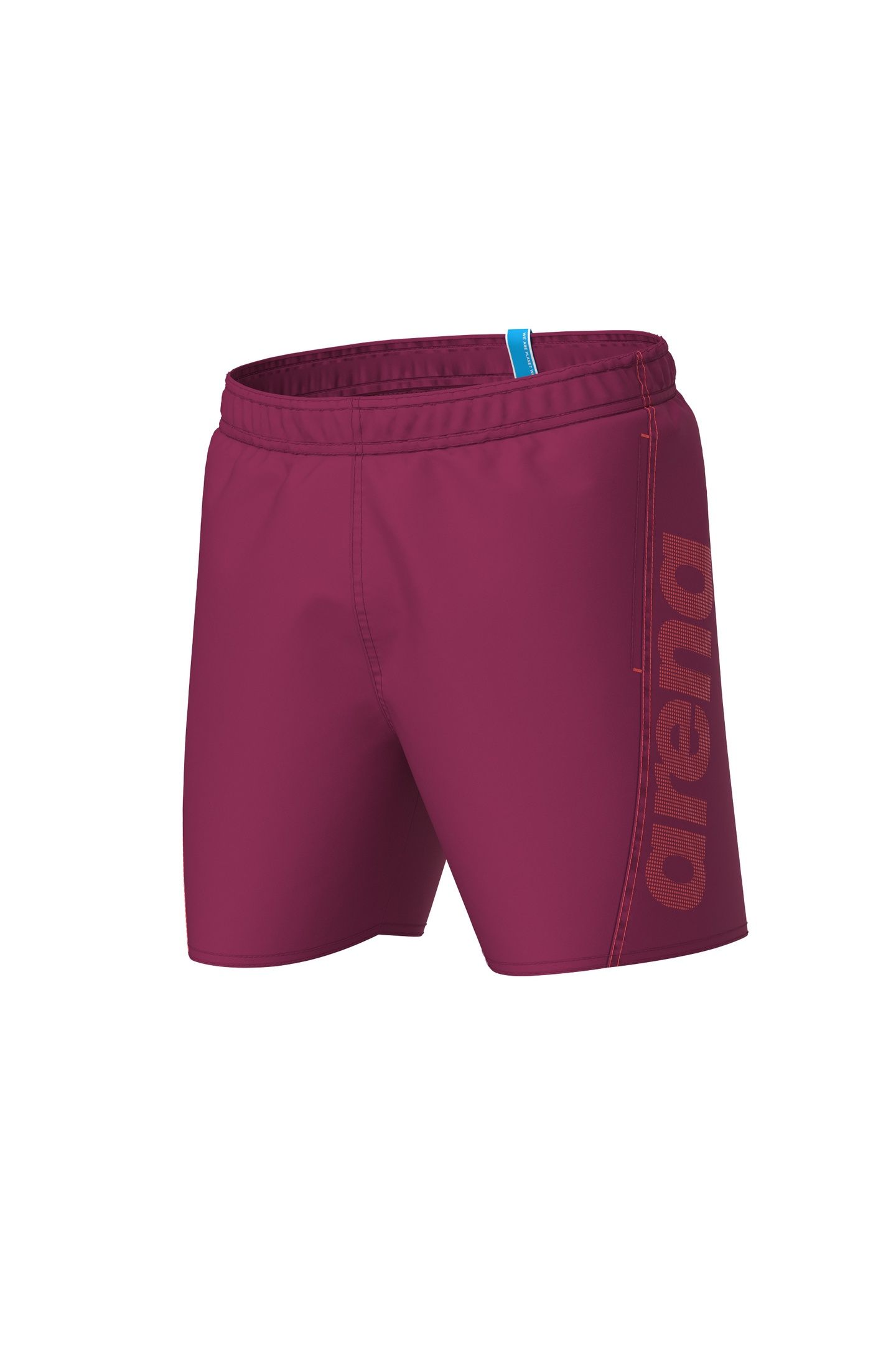 FUNDAMENTALS LOGO BOXER R DARK PURPLE-CALYPSO CORAL 7