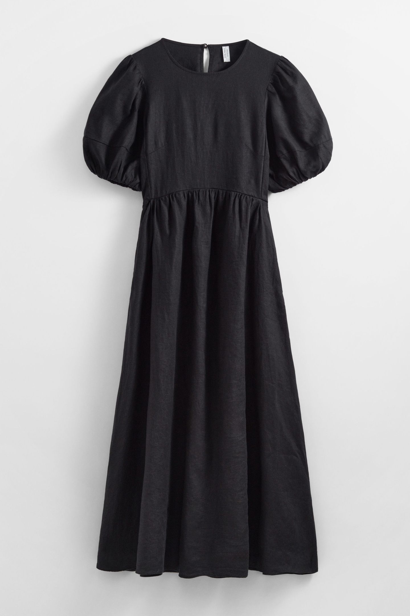 AERONA LINEN DRESS BLACK 3