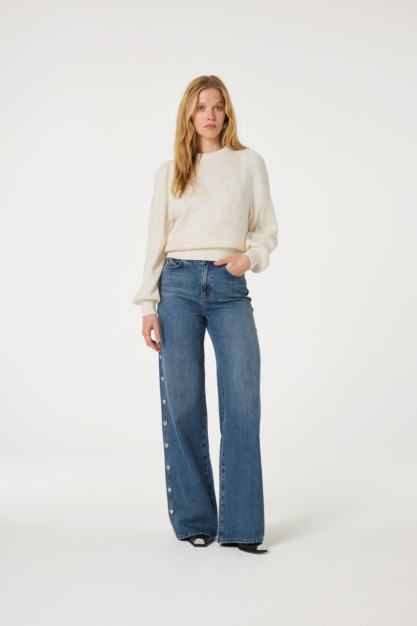 EDO PULLOVER COSY WHITE 1