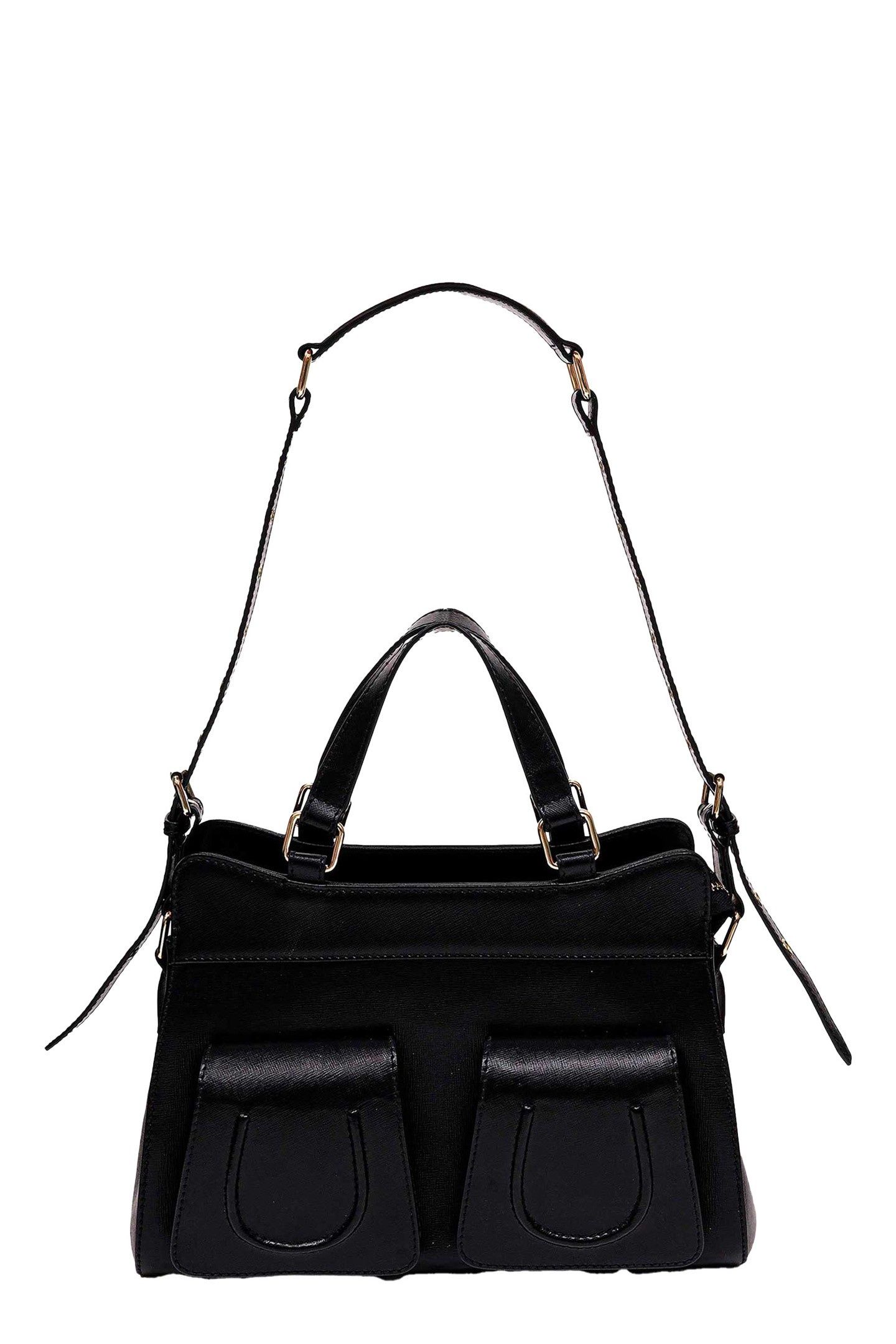 SMALL CHER FLORENCE BLACK W. GOLD 1