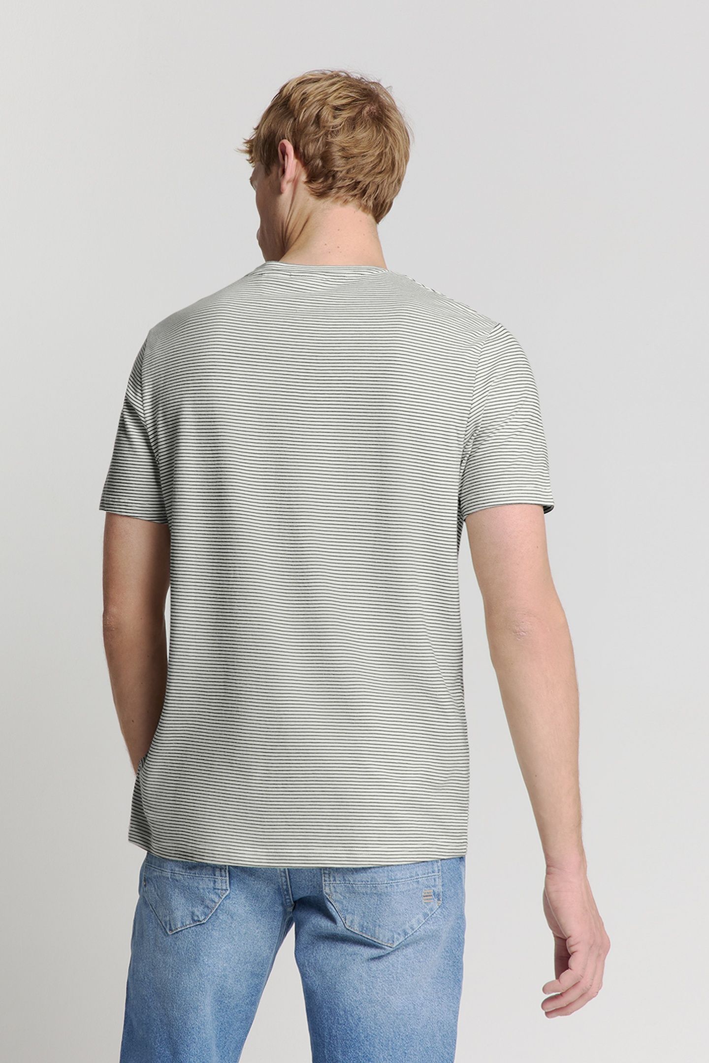 T-SHIRT CREWNECK STRIPES OFFWHITE 3