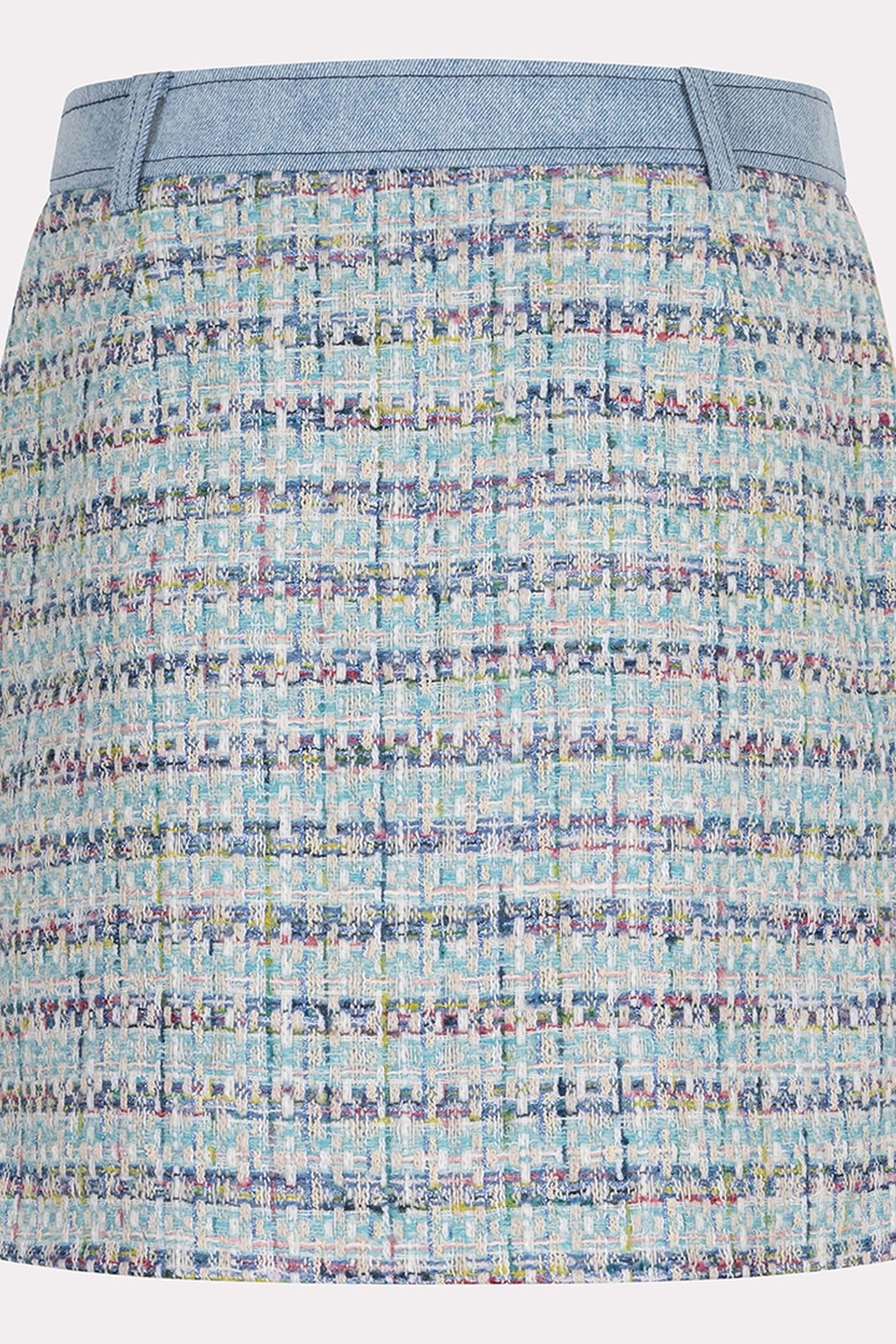 SKIRT TWEED JEANS ACCENT BLUE 6