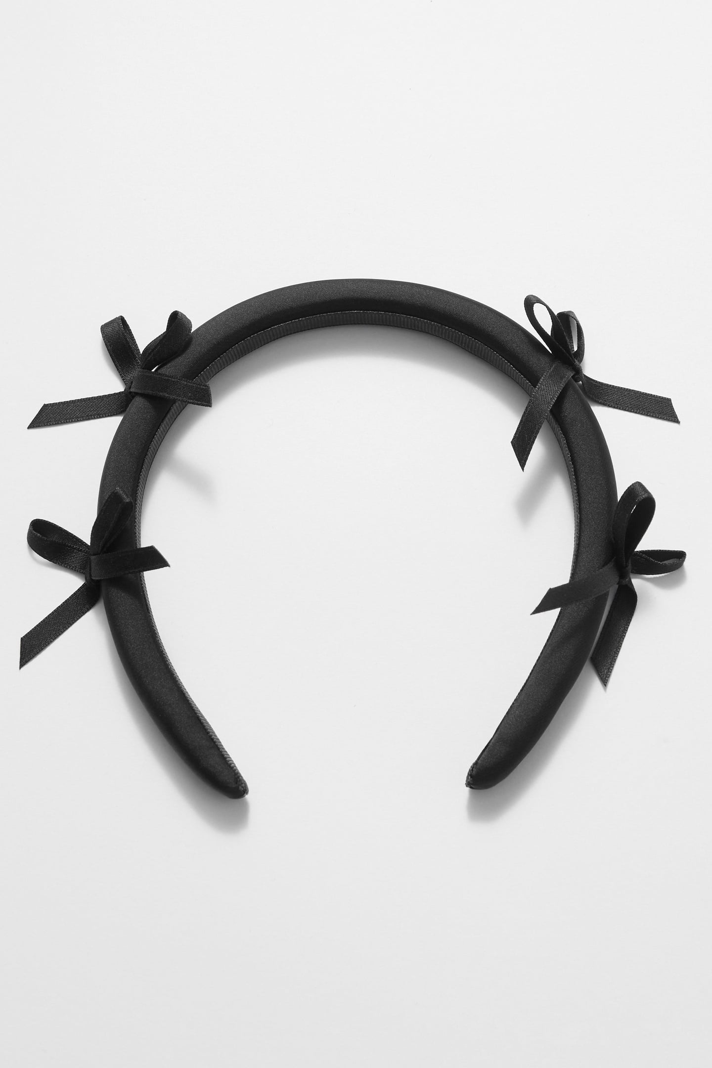 PAPILLION BOW ALICE BAND BLACK 1