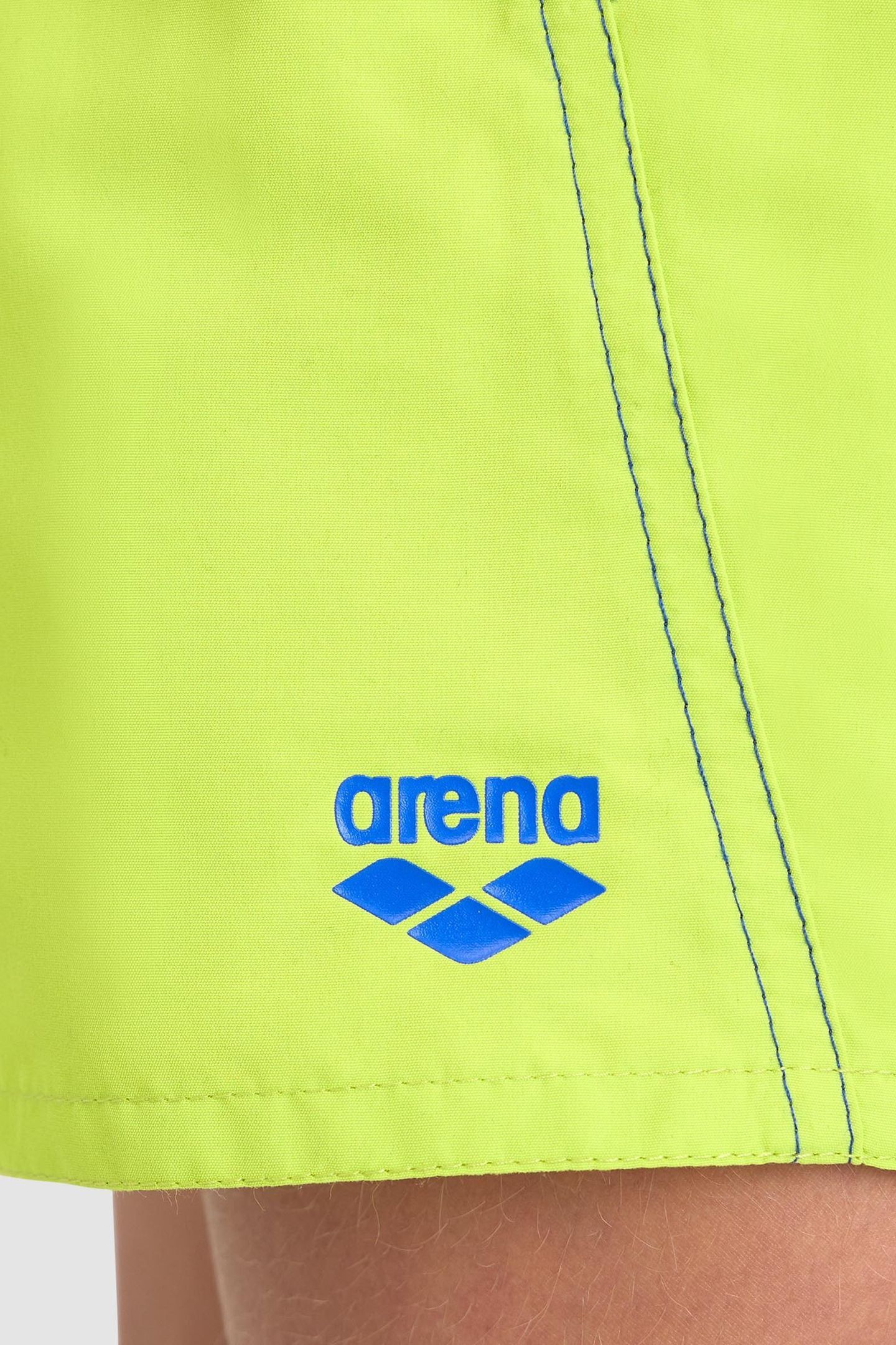 FUNDAMENTALS LOGO JR BOXER R SOFT GREEN-NEON BLUE 8