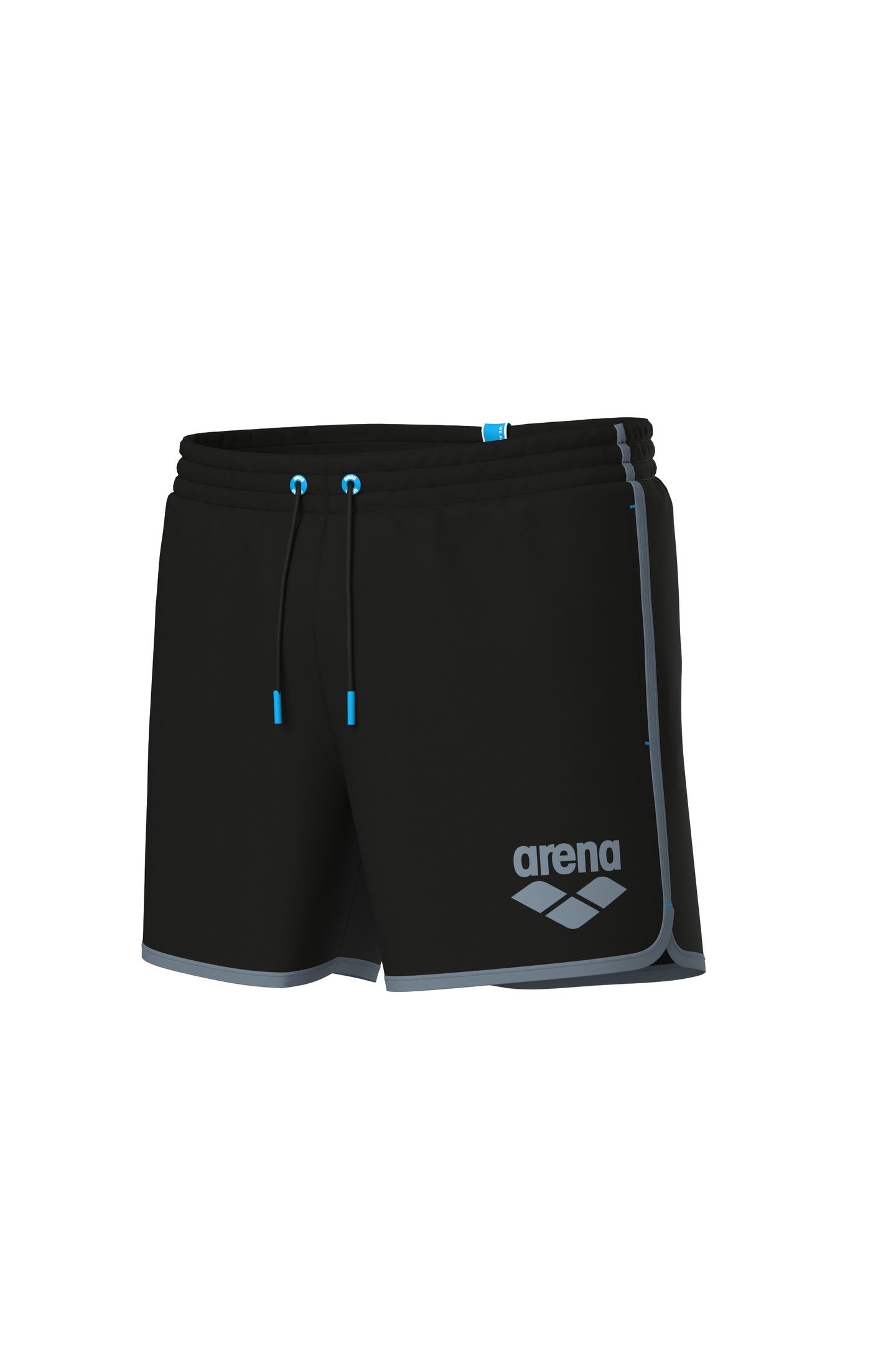 BIG LOGO BORDERS BEACH SHORT BLACK-SEAFOAM 7