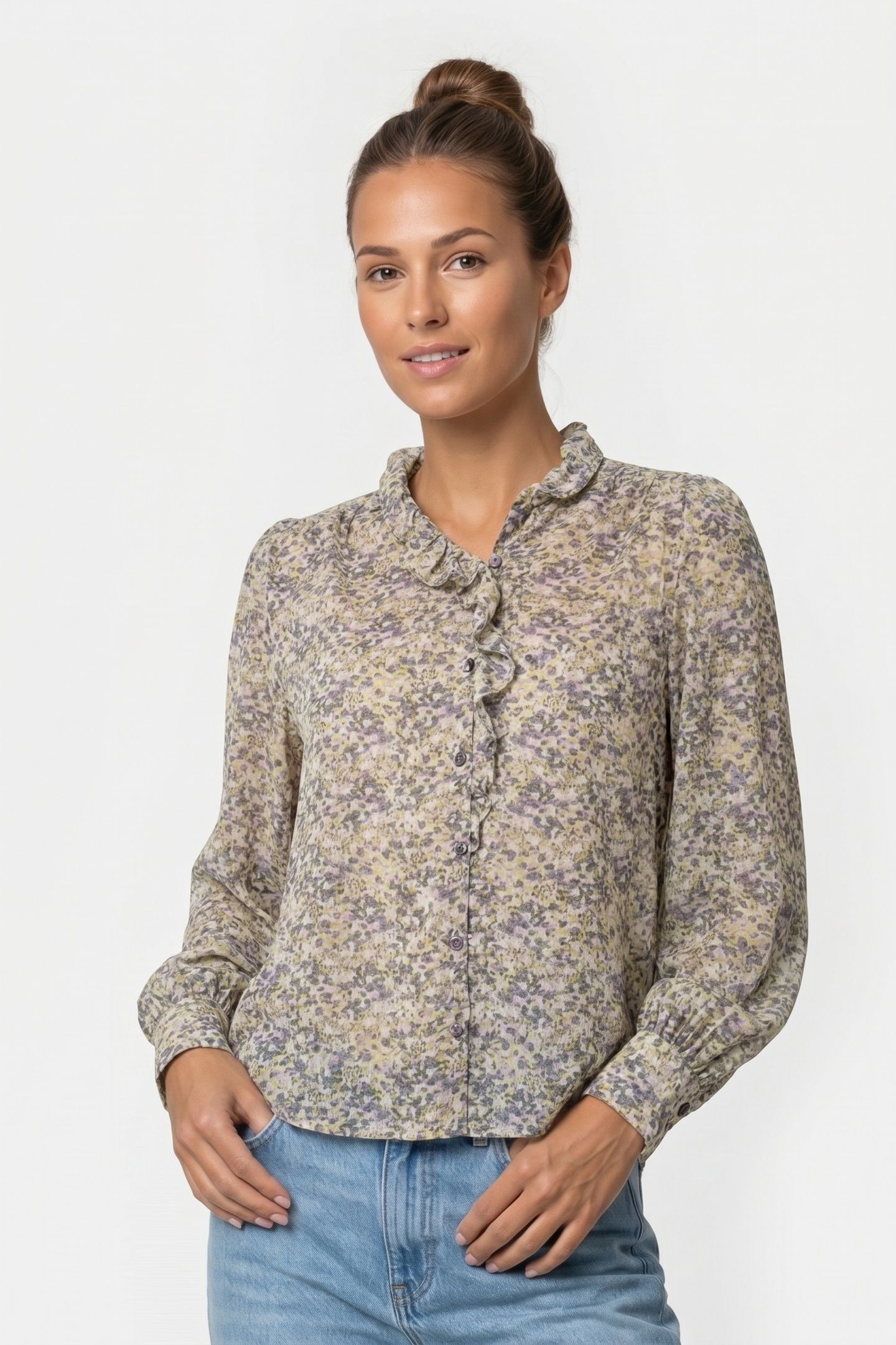 CLARICE BLOUSE SPEED PURPLE 1
