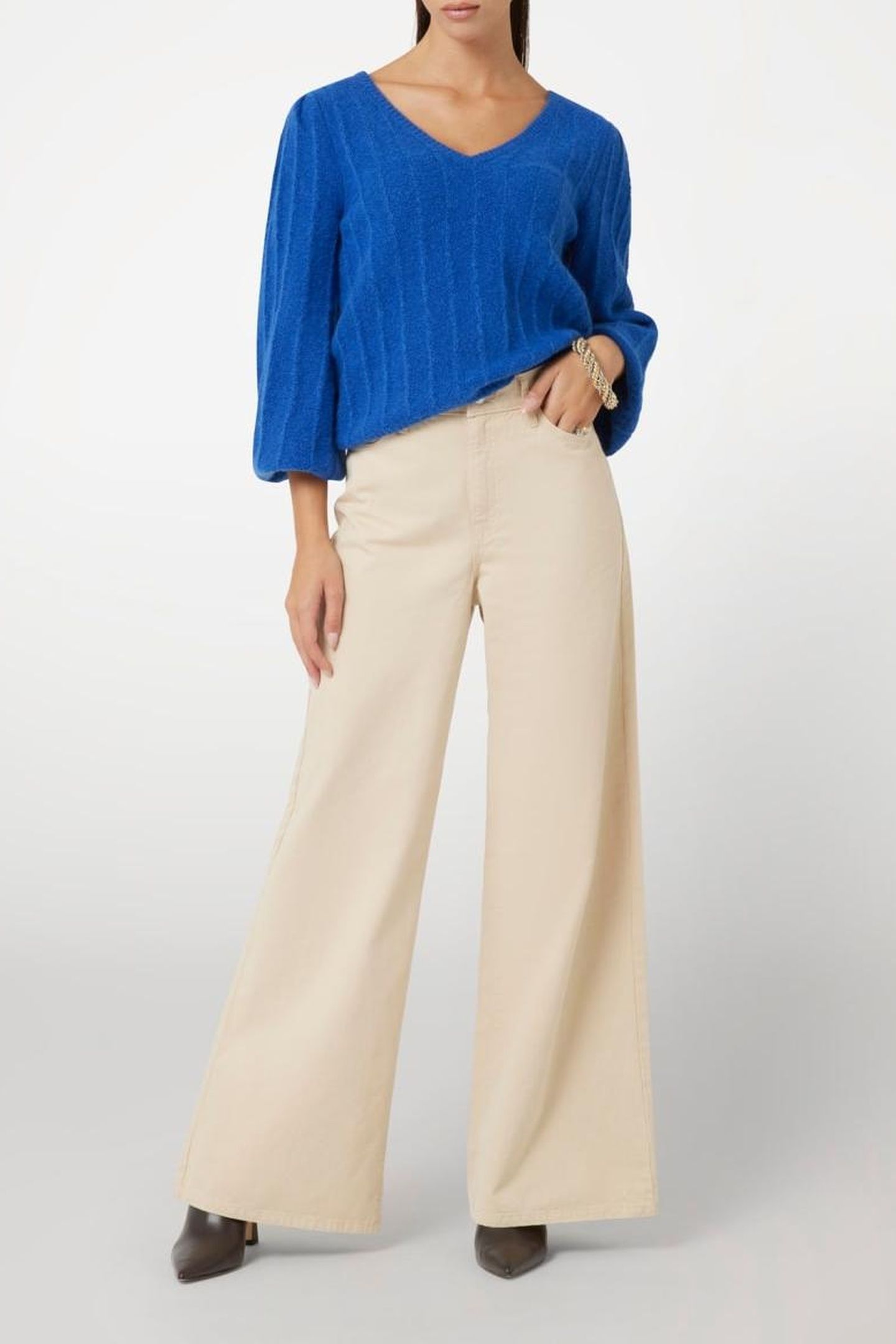 GUESS ECO LS VN MADELINE TEXTU SURFING BLUE 6