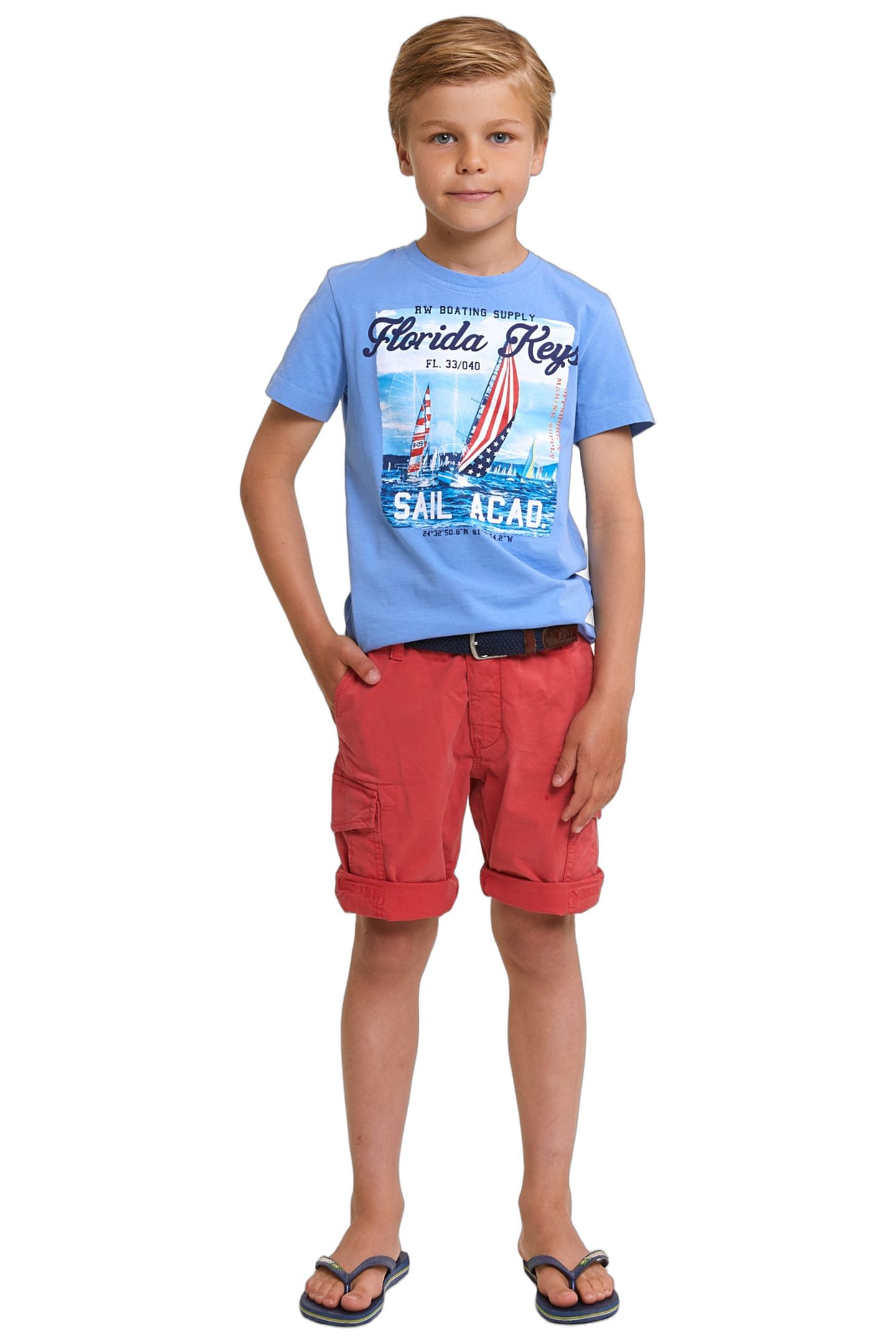 NORMAL FIT BASIC T-SHIRT SHORT SLEEVES SKY 2