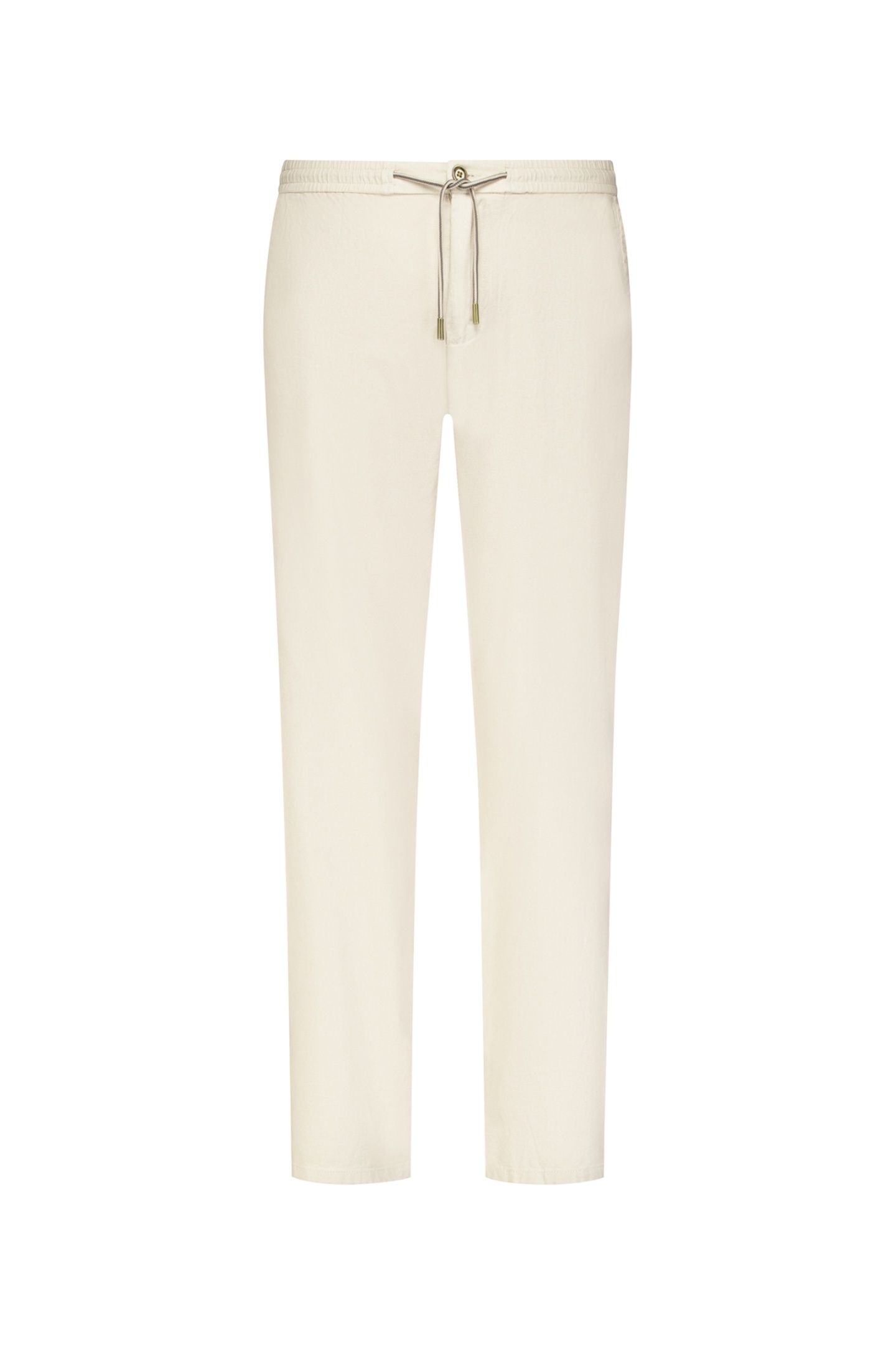 BEACH PANT WITH LINEN GARMENT DYED DESERT 1