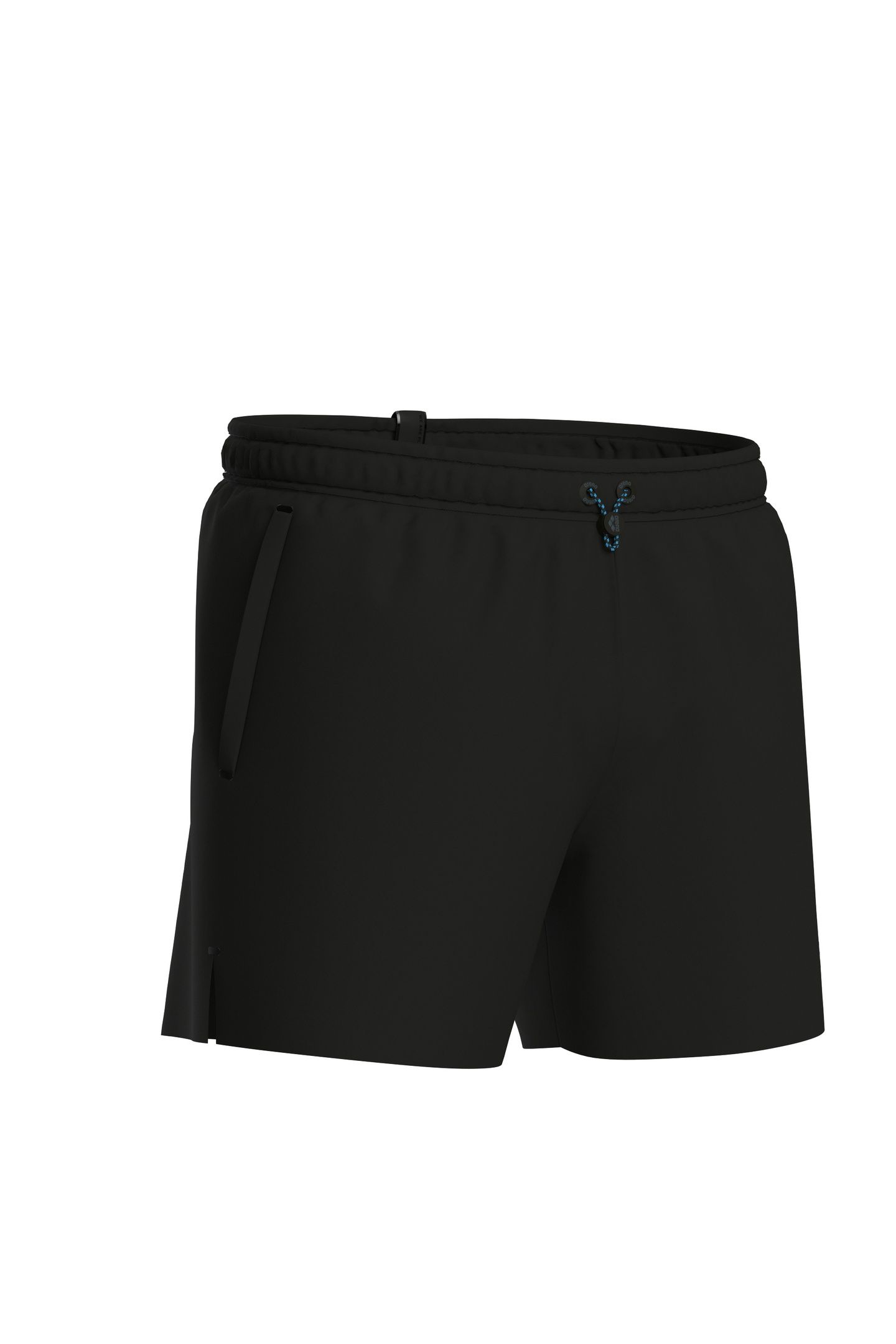 EVO BEACH SHORT SOLID BLACK 7