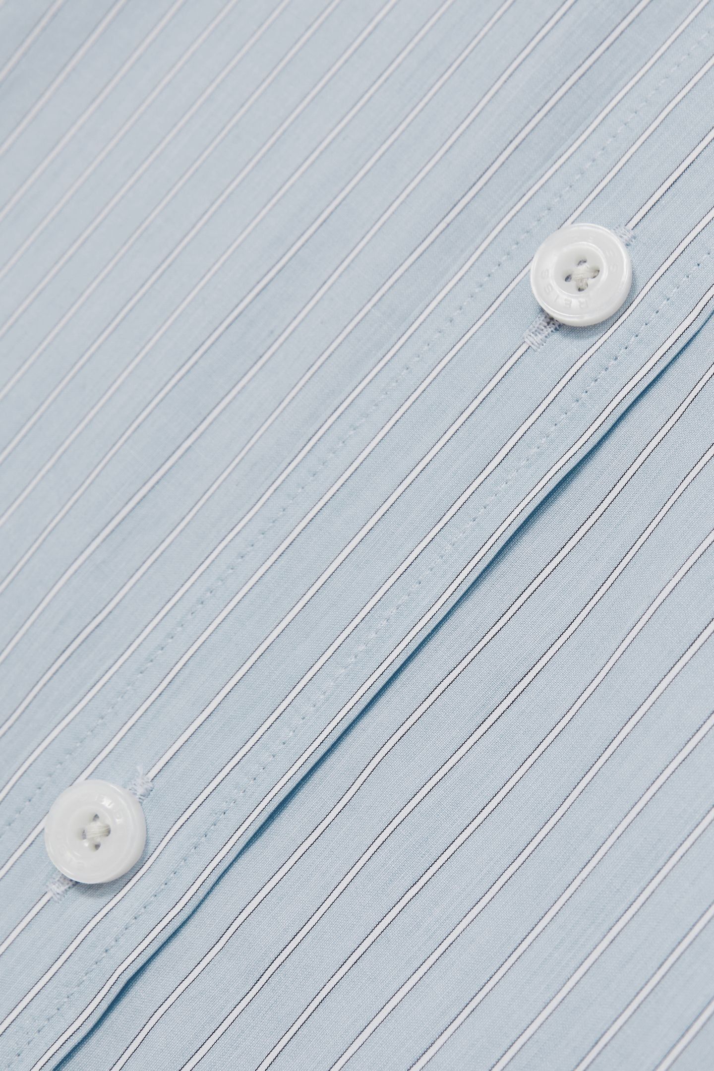 LS OVERSIZED STRIPE POPLIN SHIRT SOFT BLUE/WHITE 4