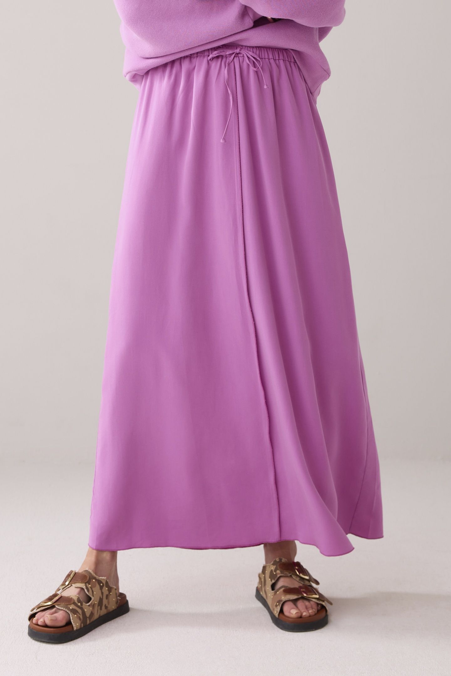 SKIRT TENCEL CYCLAAM 1