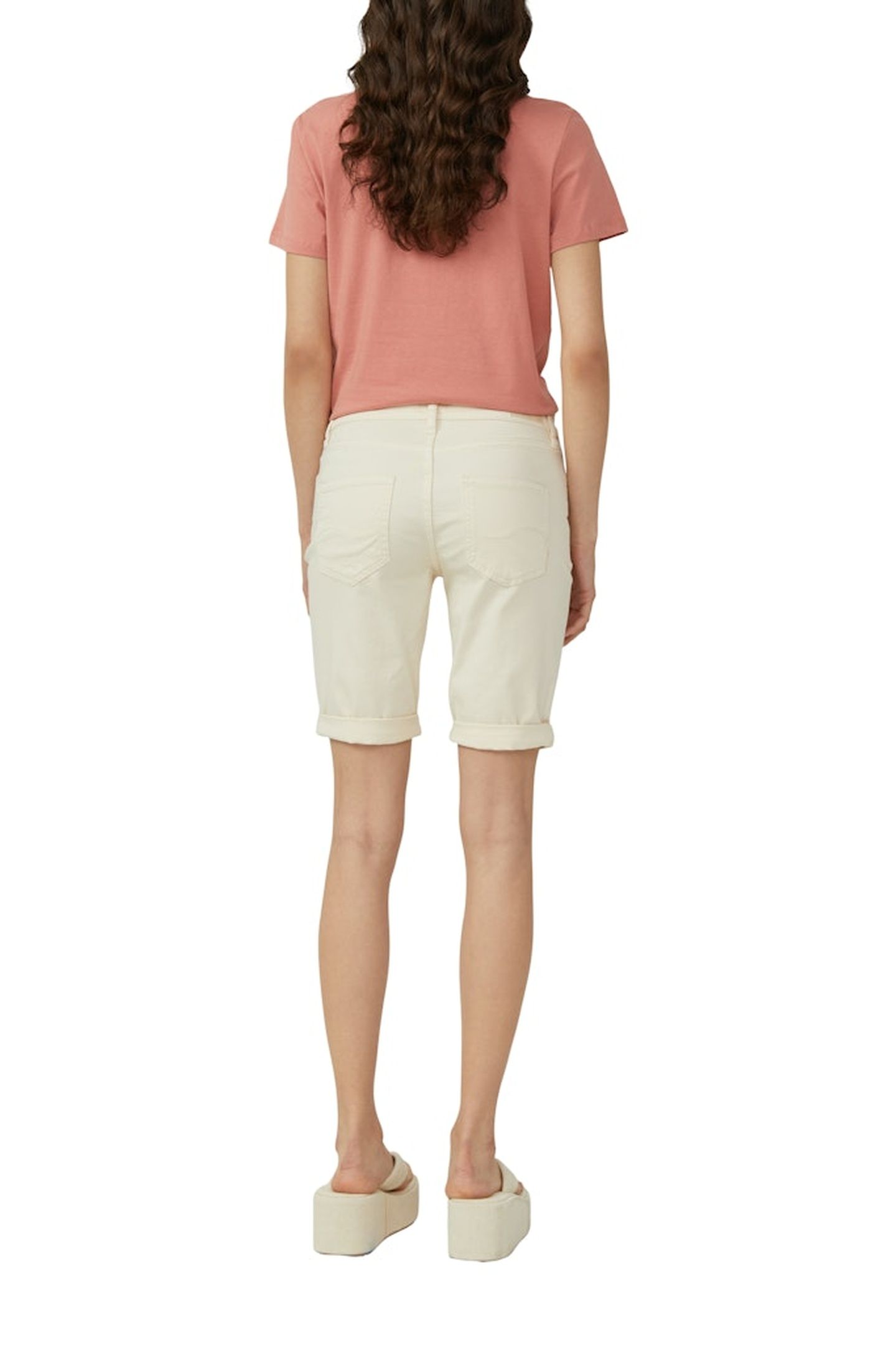 QS JEANS SHORTS CRÈME 6