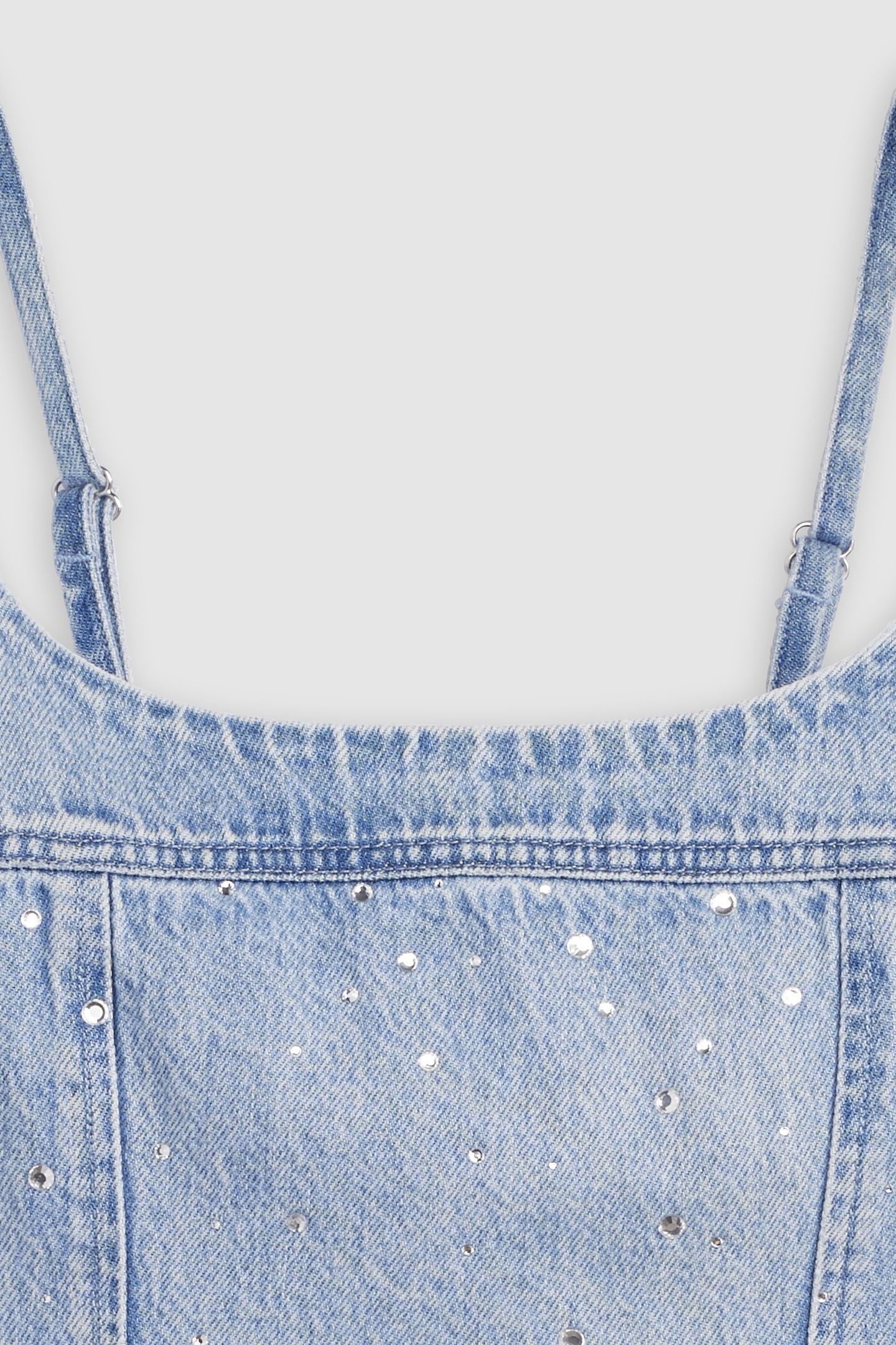 JADINE LIGHTWEIGHT DENIM CAMI TANK TOP 5