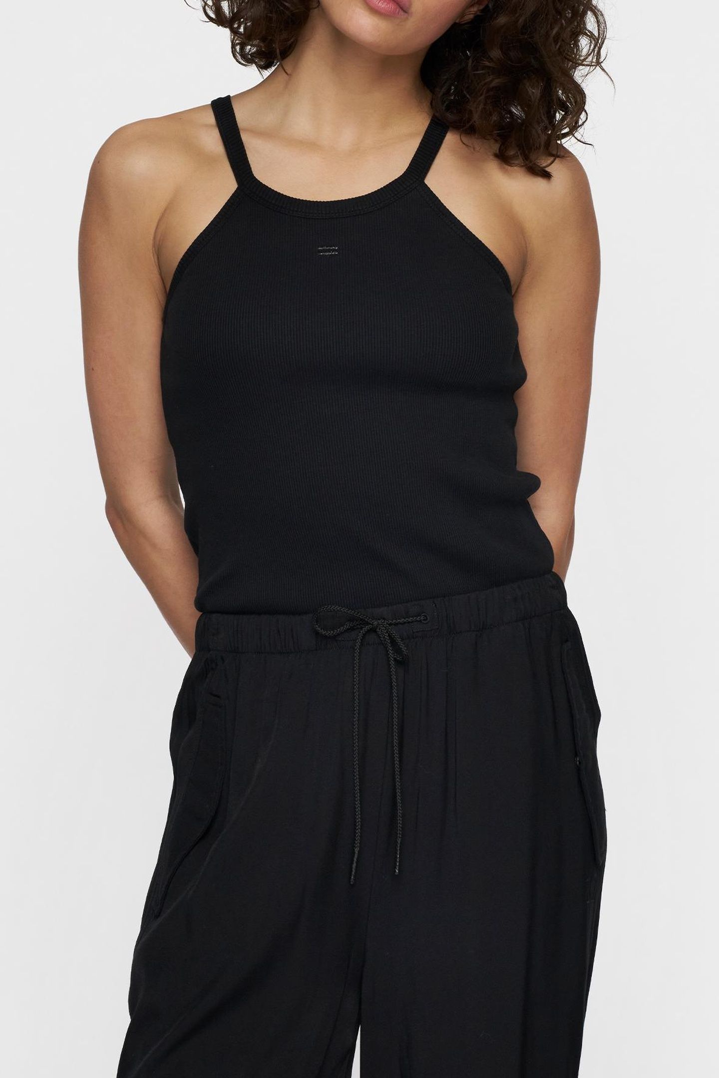 HALTER BALLET TOP BLACK 1
