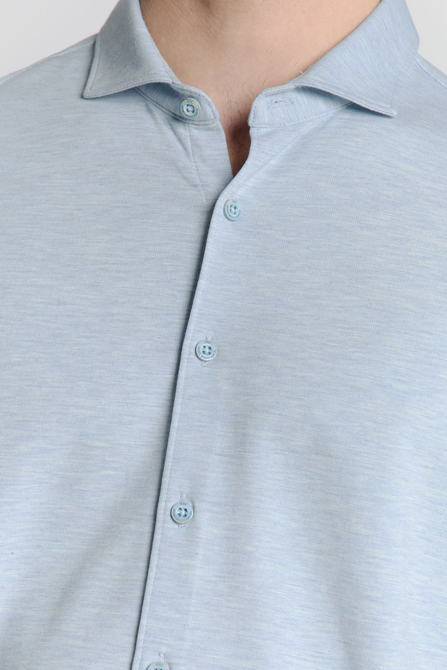 SHIRT SHORT SLEEVE JERSEY MELANGE STRETCH CLOUD 7