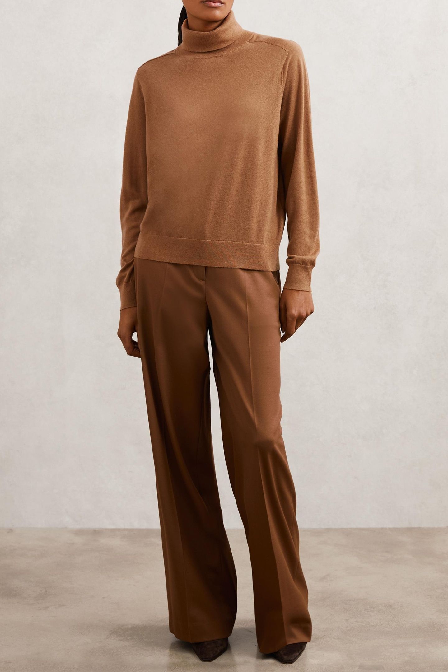 ROLL NECK JUMPER CAMEL 2