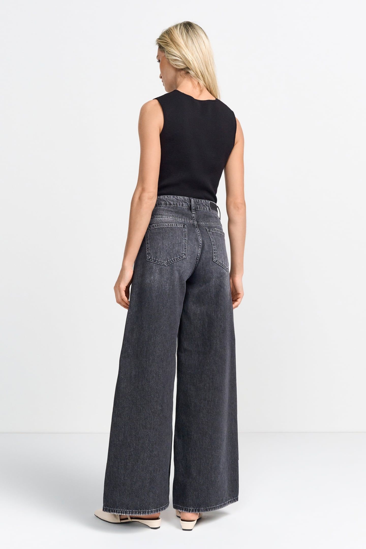 SUPER FLARE BLACK DENIM DENIM BLACK 3
