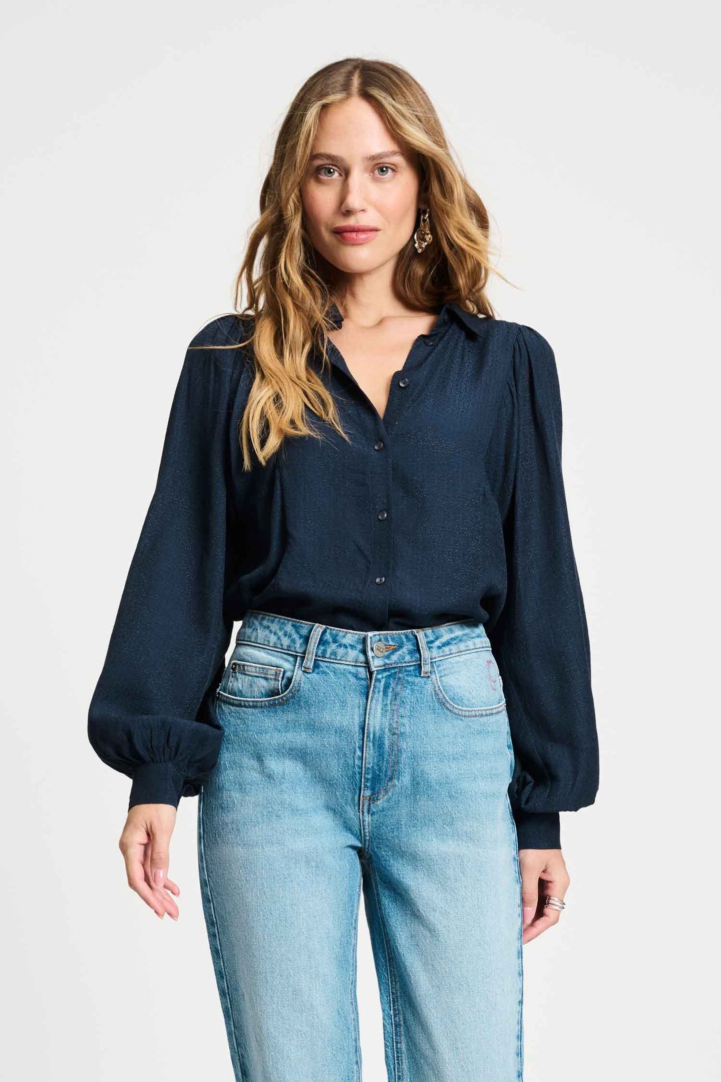 BLOUSE - SPARKLE BLUE 1