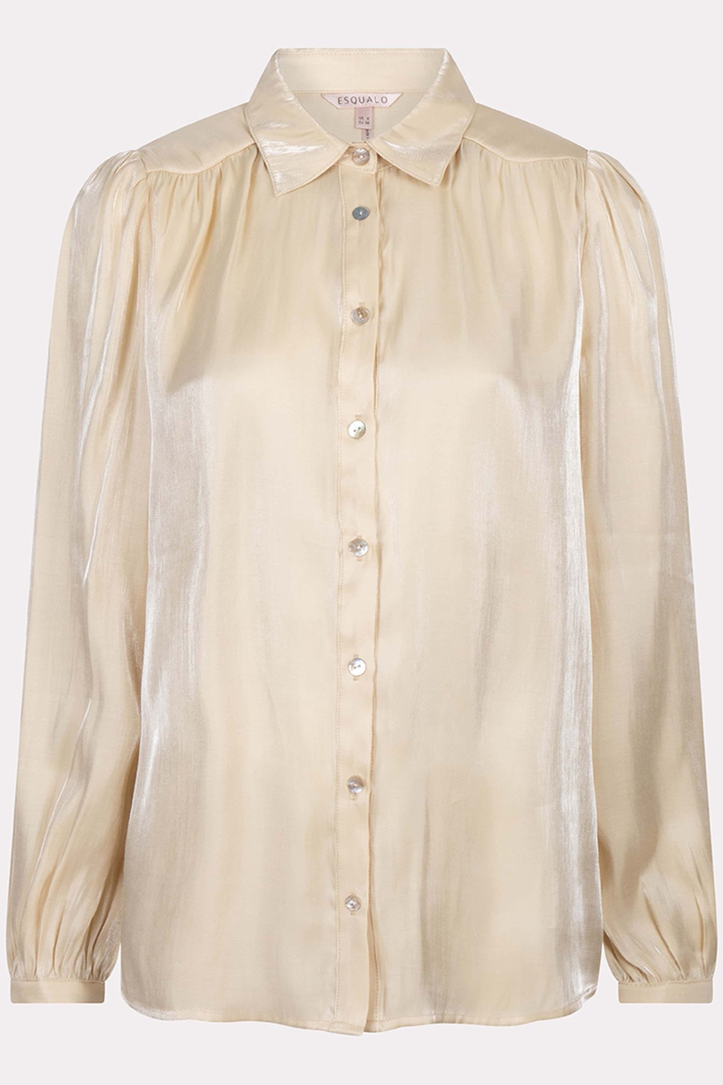 BLOUSE GATHERING CHANGEANT CHAMPAGNE 4
