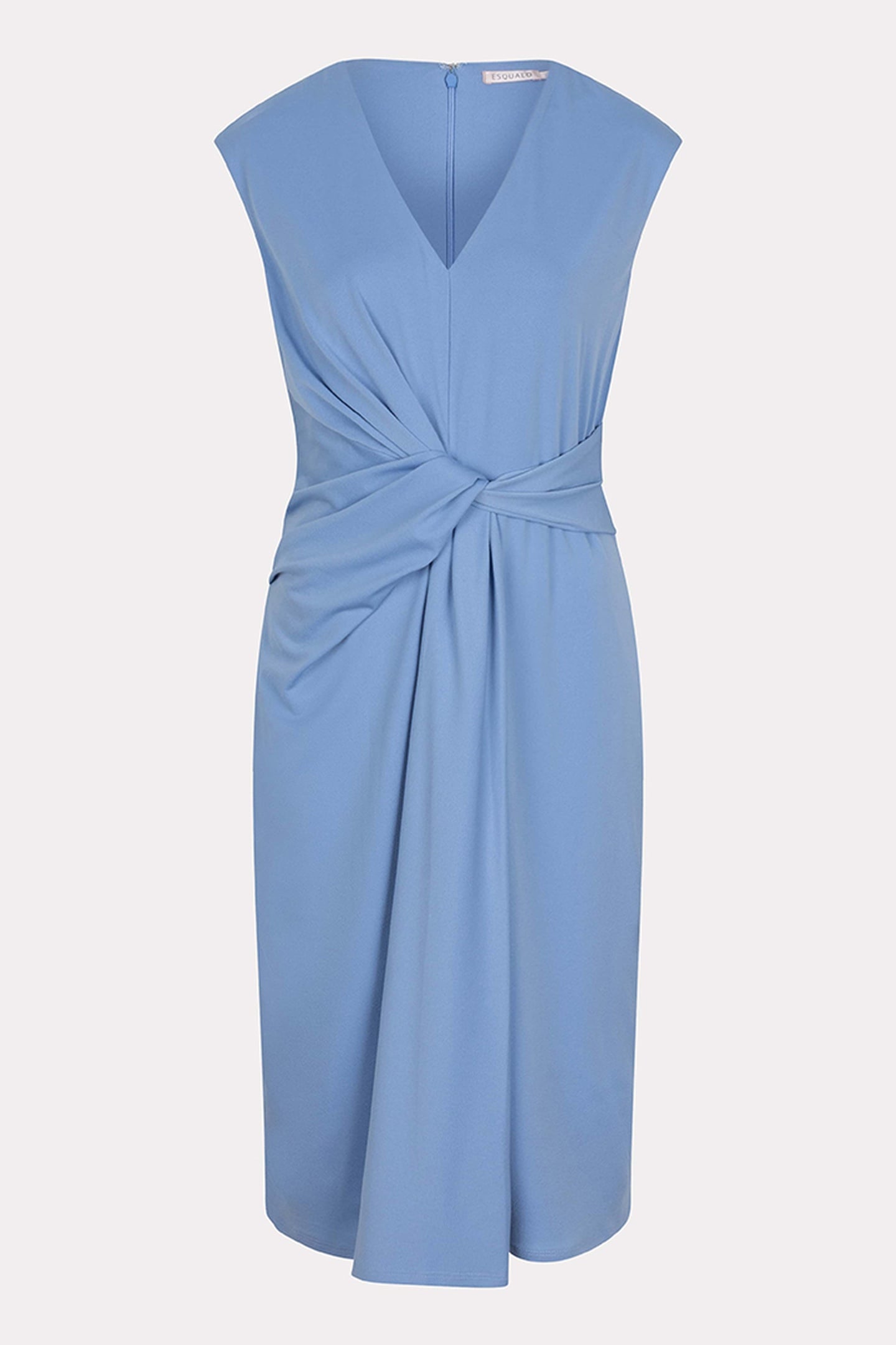 DRESS SLV/LSS WAIST DETAIL BLUE 5