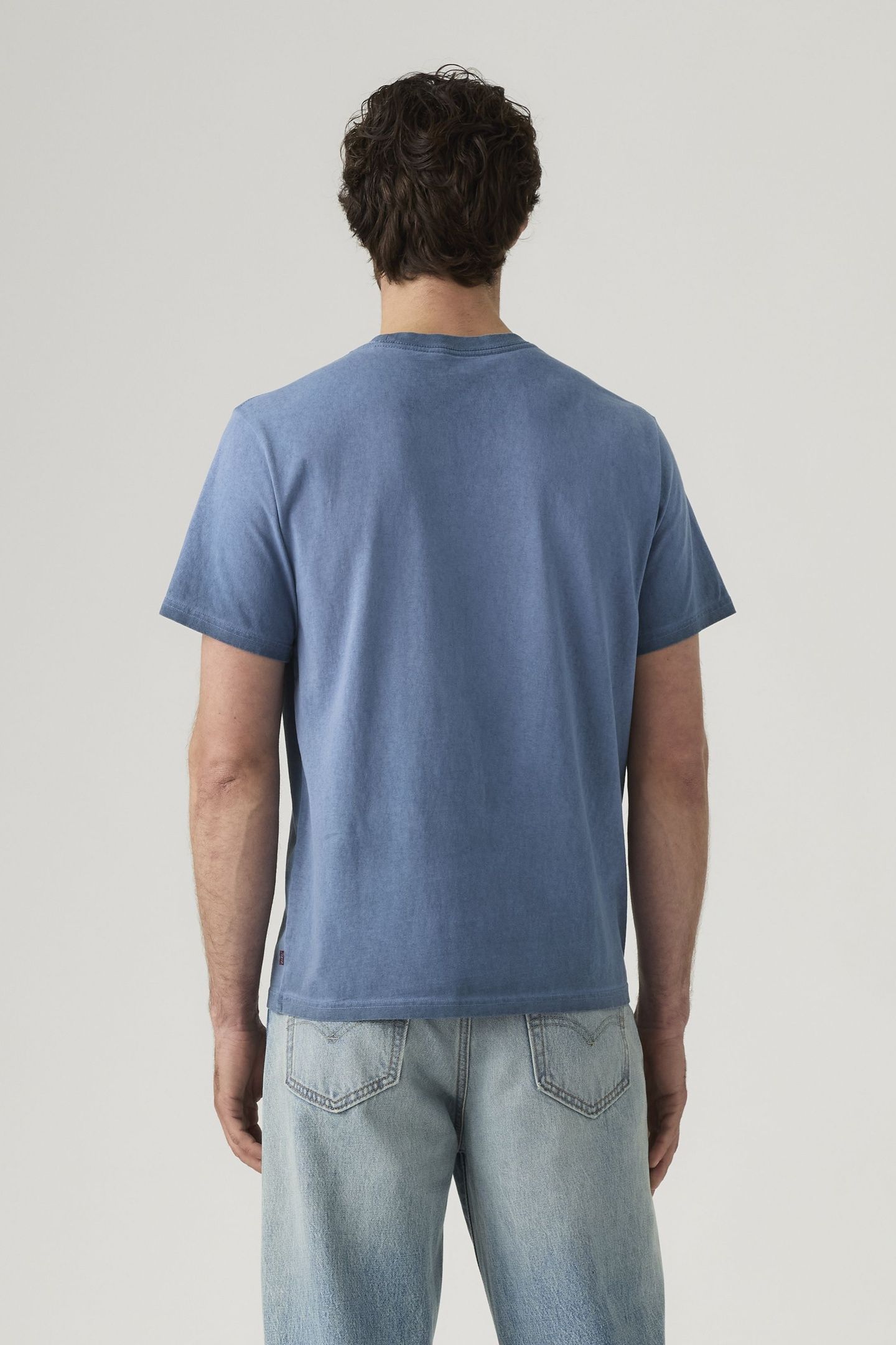 SS RELAXED FIT TEE DISTRESSED SERIF 3