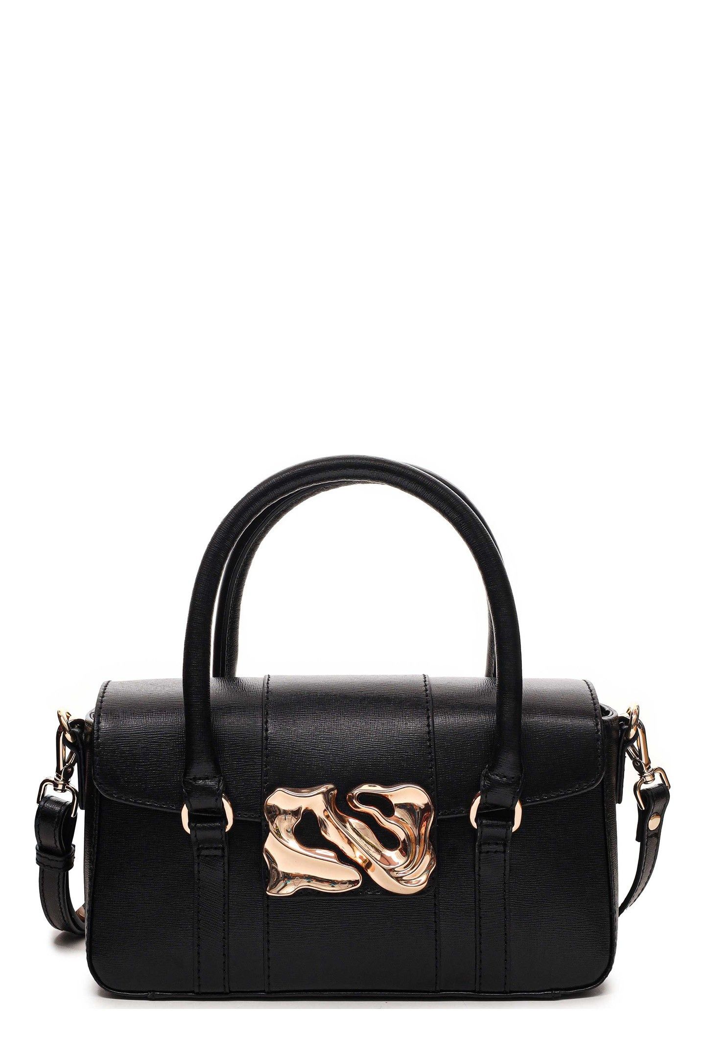 SMALL MAGGIE ICON FLORENCE BLACK W. GOLD 1