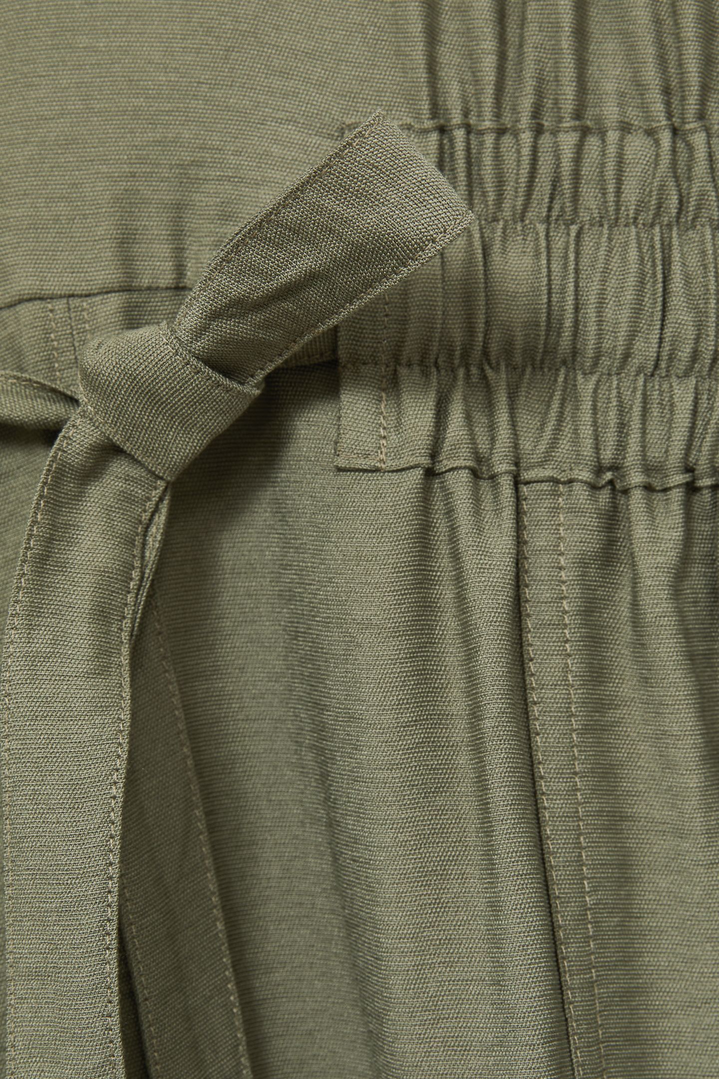 SLEEVED SHIRT DRESS KHAKI 5