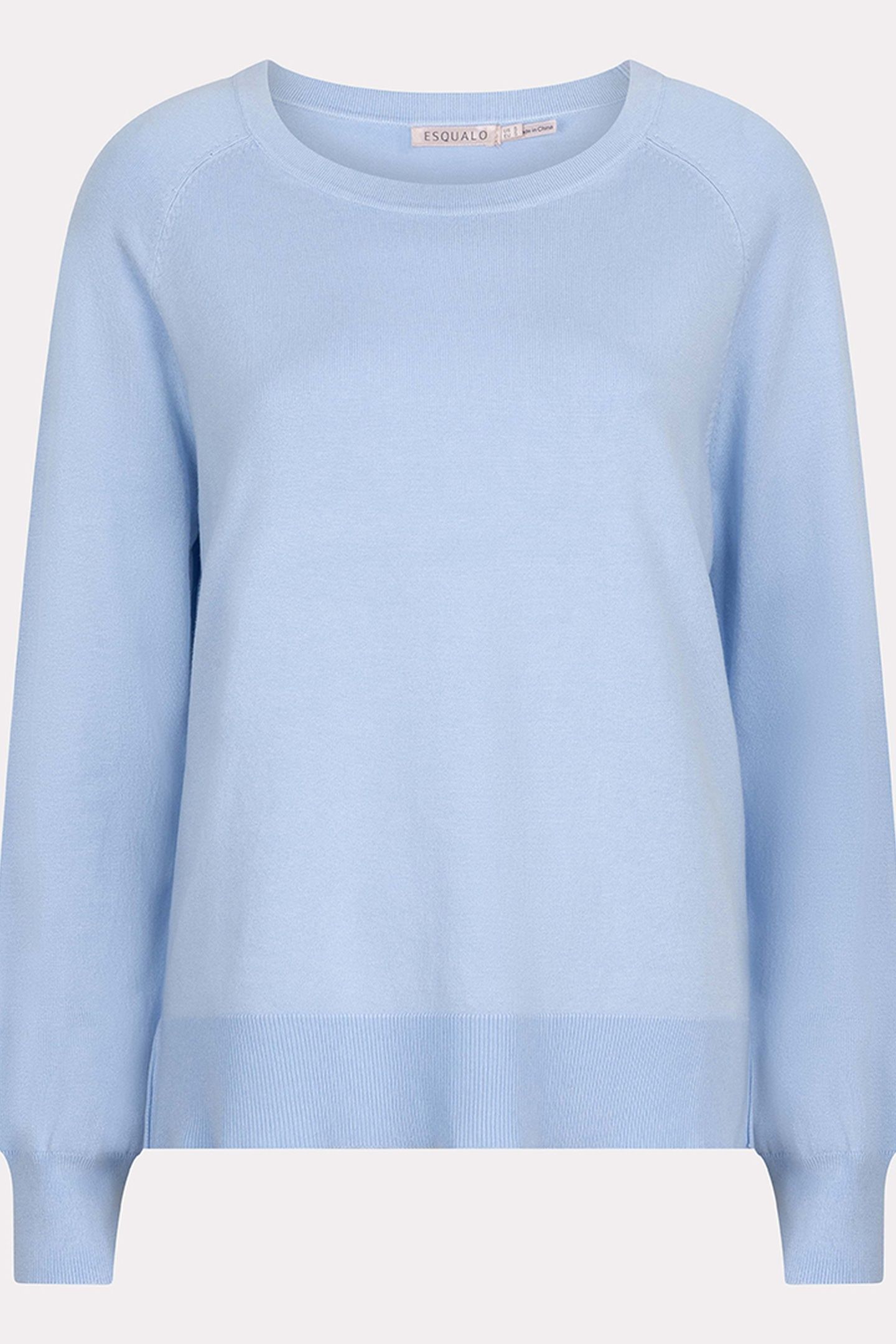 SWEATER RAGLAN BASIC KNIT SKY BLUE 5