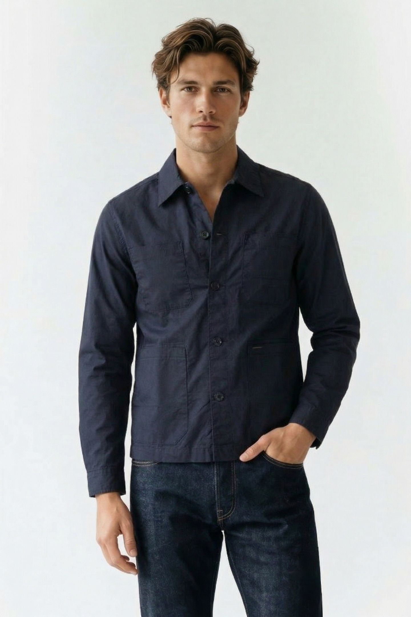 DS-CRUZ CHORE JACKET DK. NAVY 1
