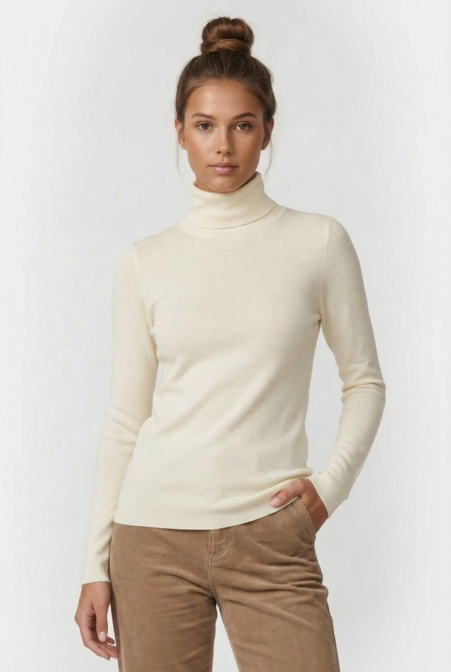 LAMIA TURTLE NECK WHITE 1