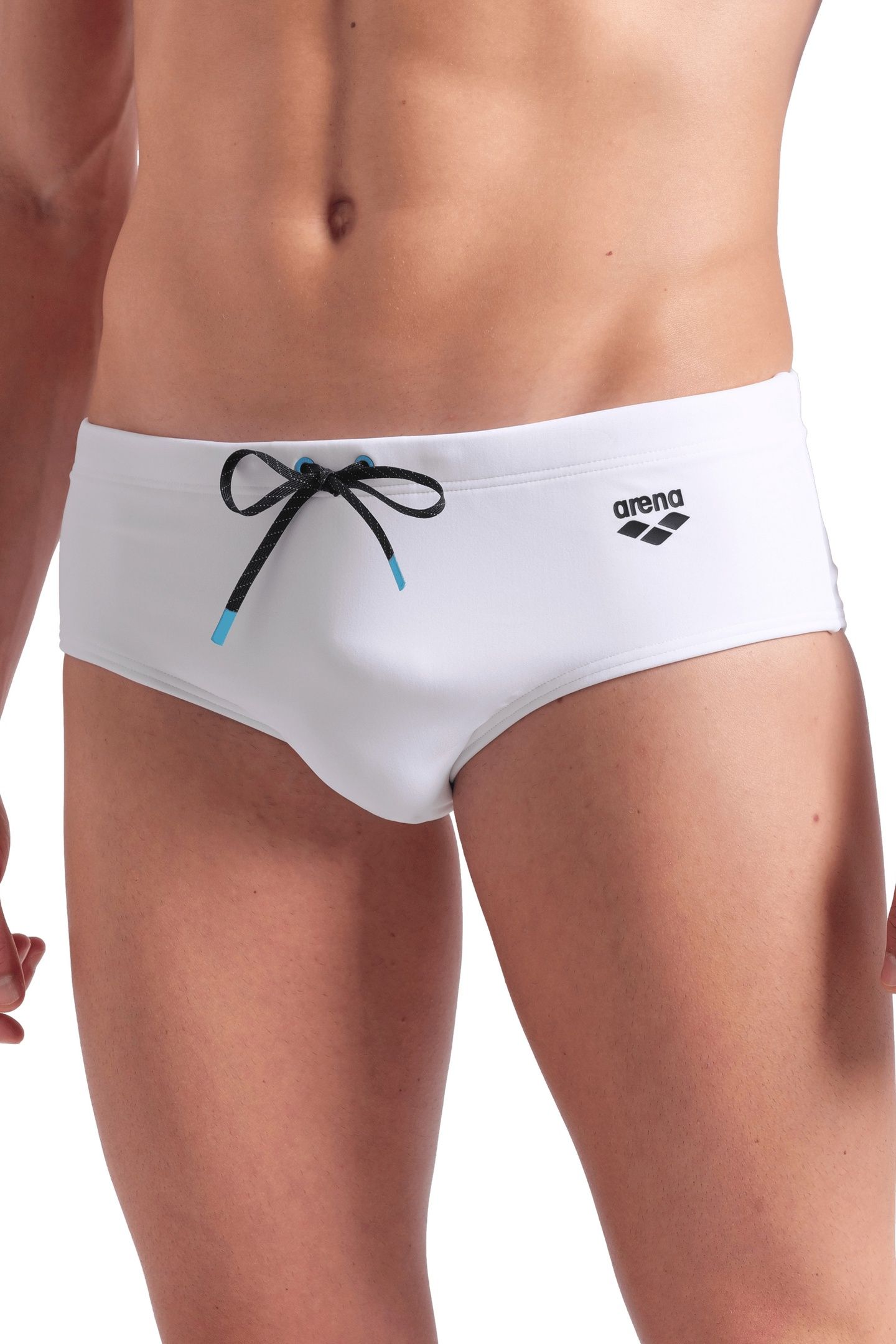 LOGOTYPE SWIM BRIEFS 12 WHITE-BLACK 2